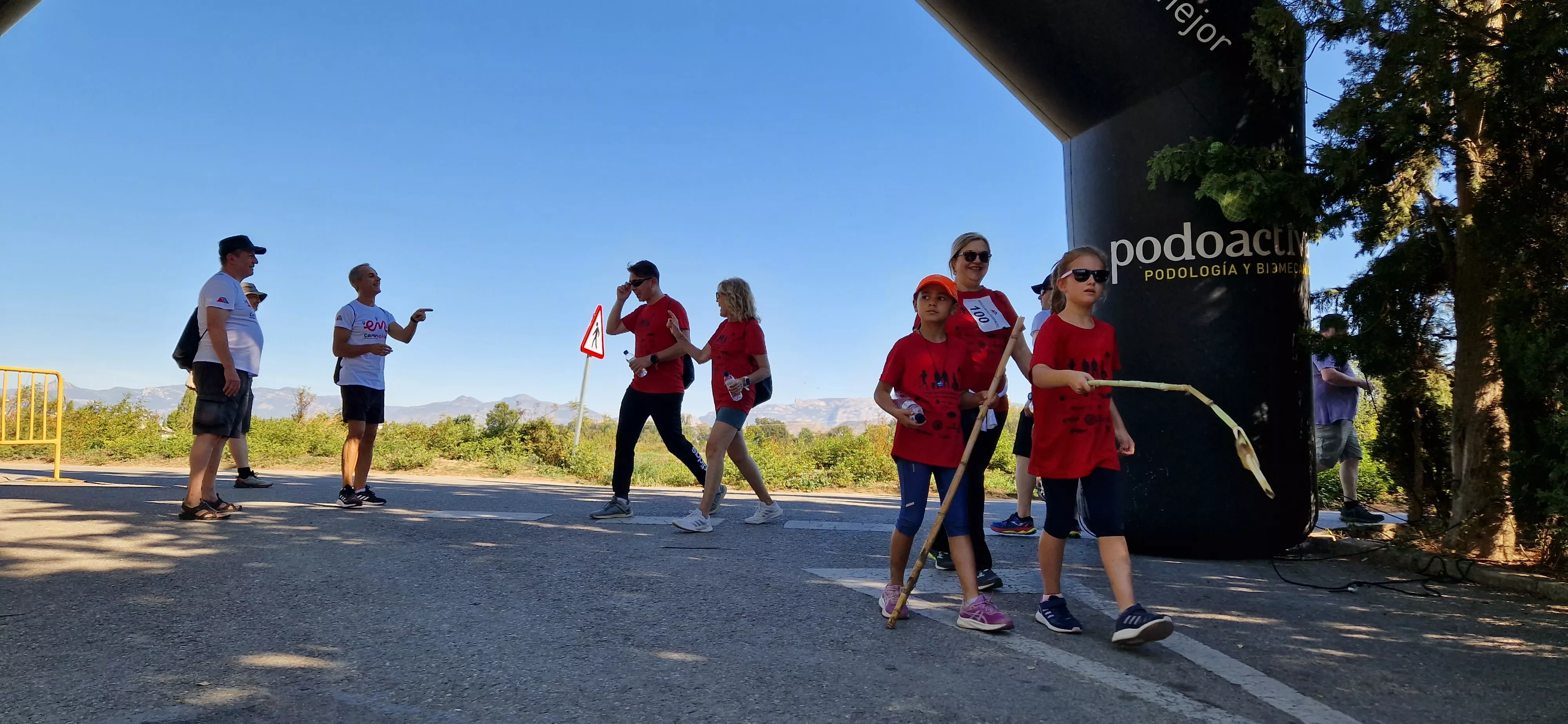 I Marcha por la Esclerosis Múltiple en Huesca. Foto Myriam Martínez 