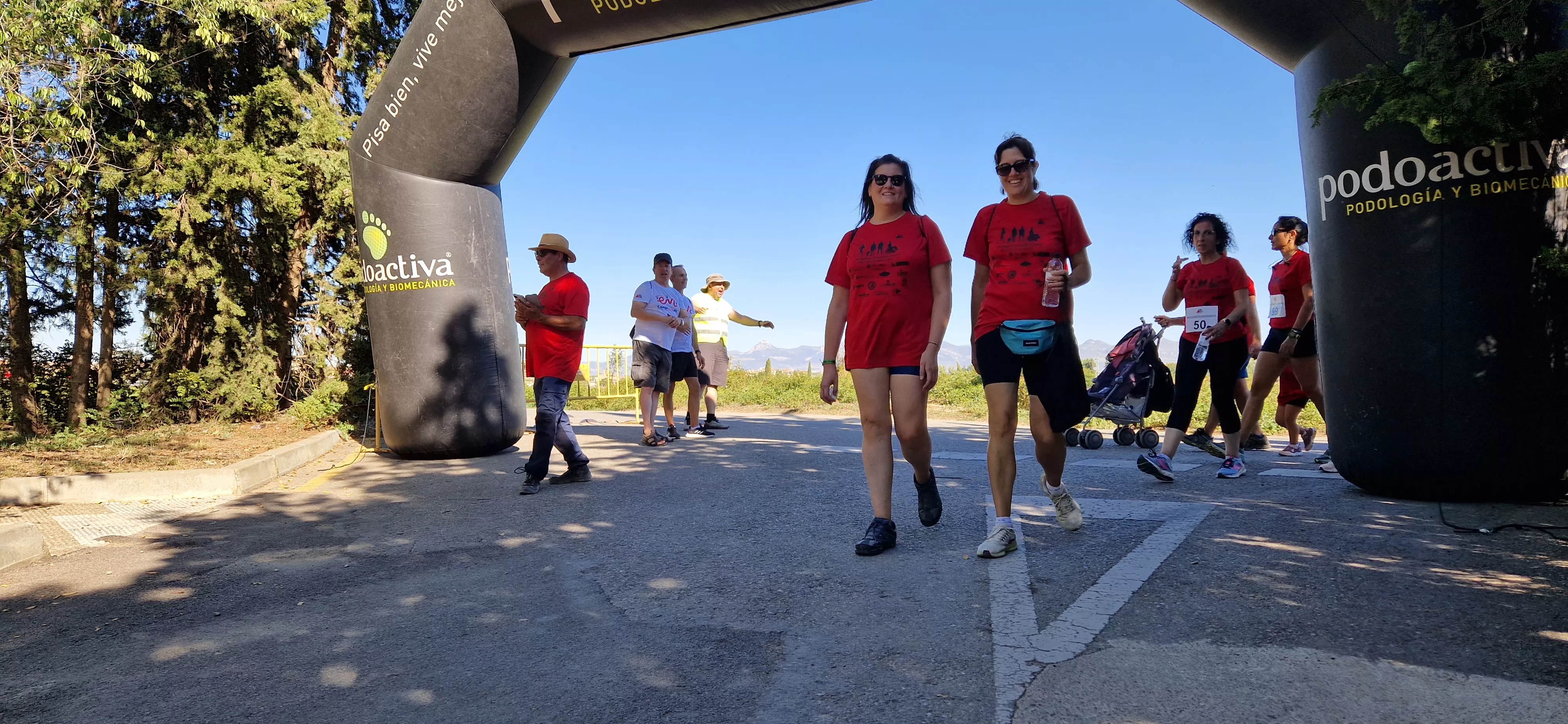 I Marcha por la Esclerosis Múltiple en Huesca. Foto Myriam Martínez 