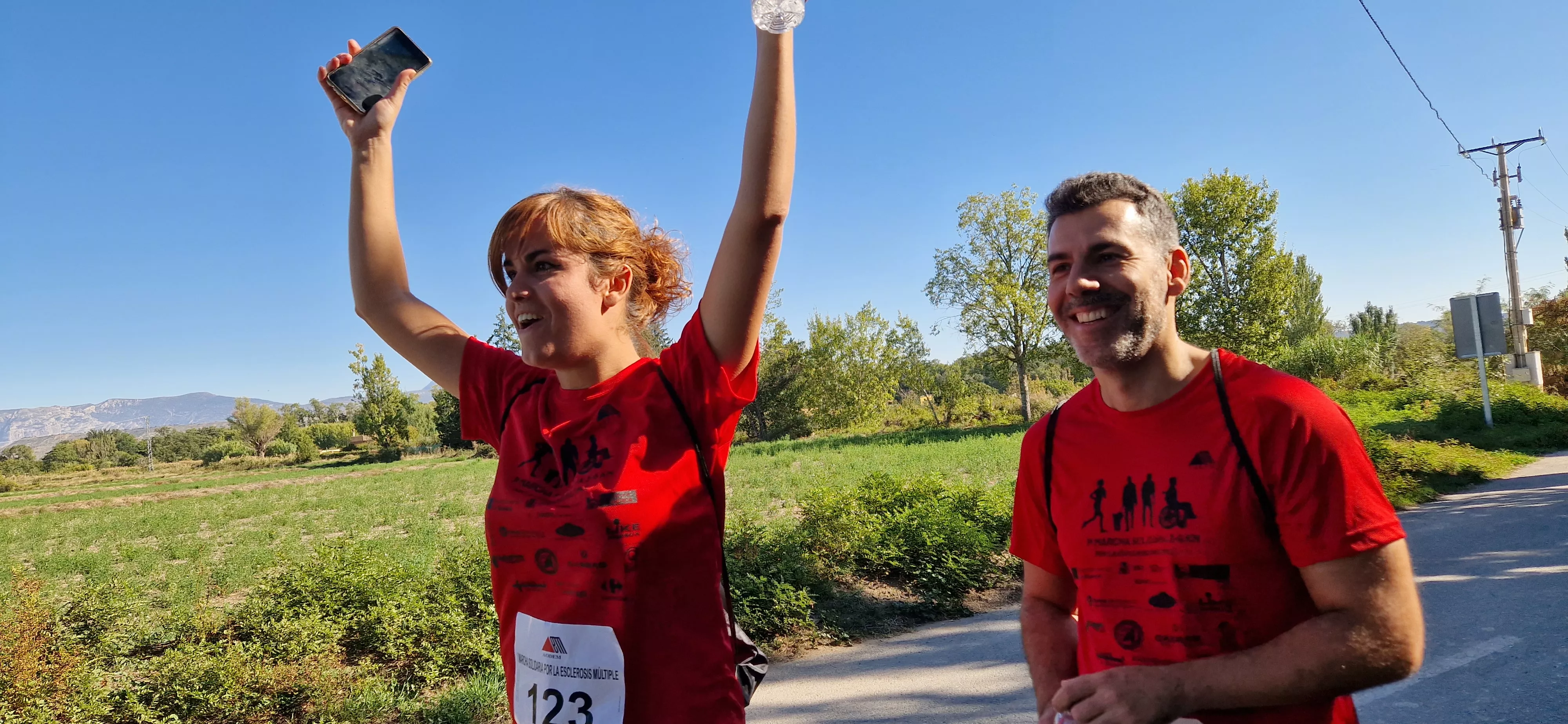 I Marcha por la Esclerosis Múltiple en Huesca. Foto Myriam Martínez 