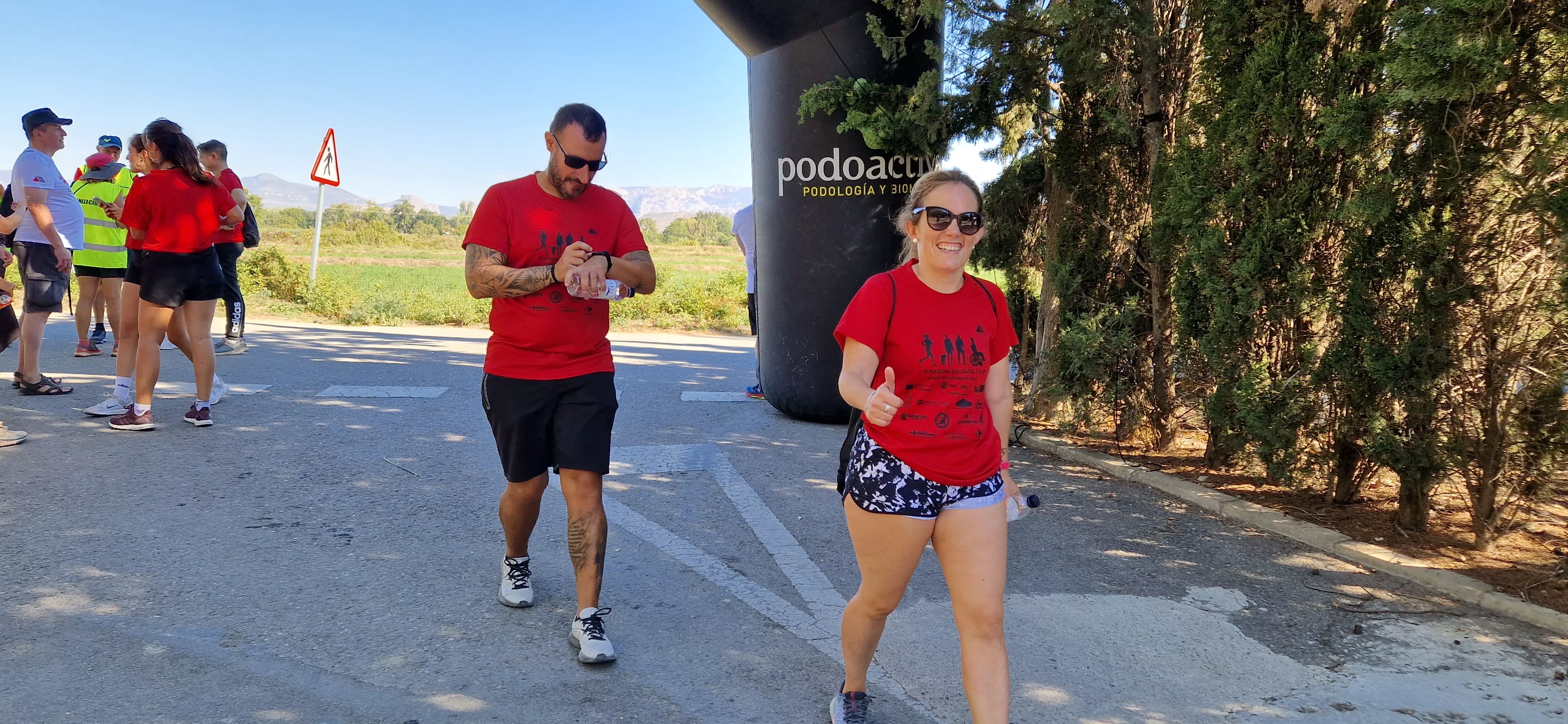 I Marcha por la Esclerosis Múltiple en Huesca. Foto Myriam Martínez 