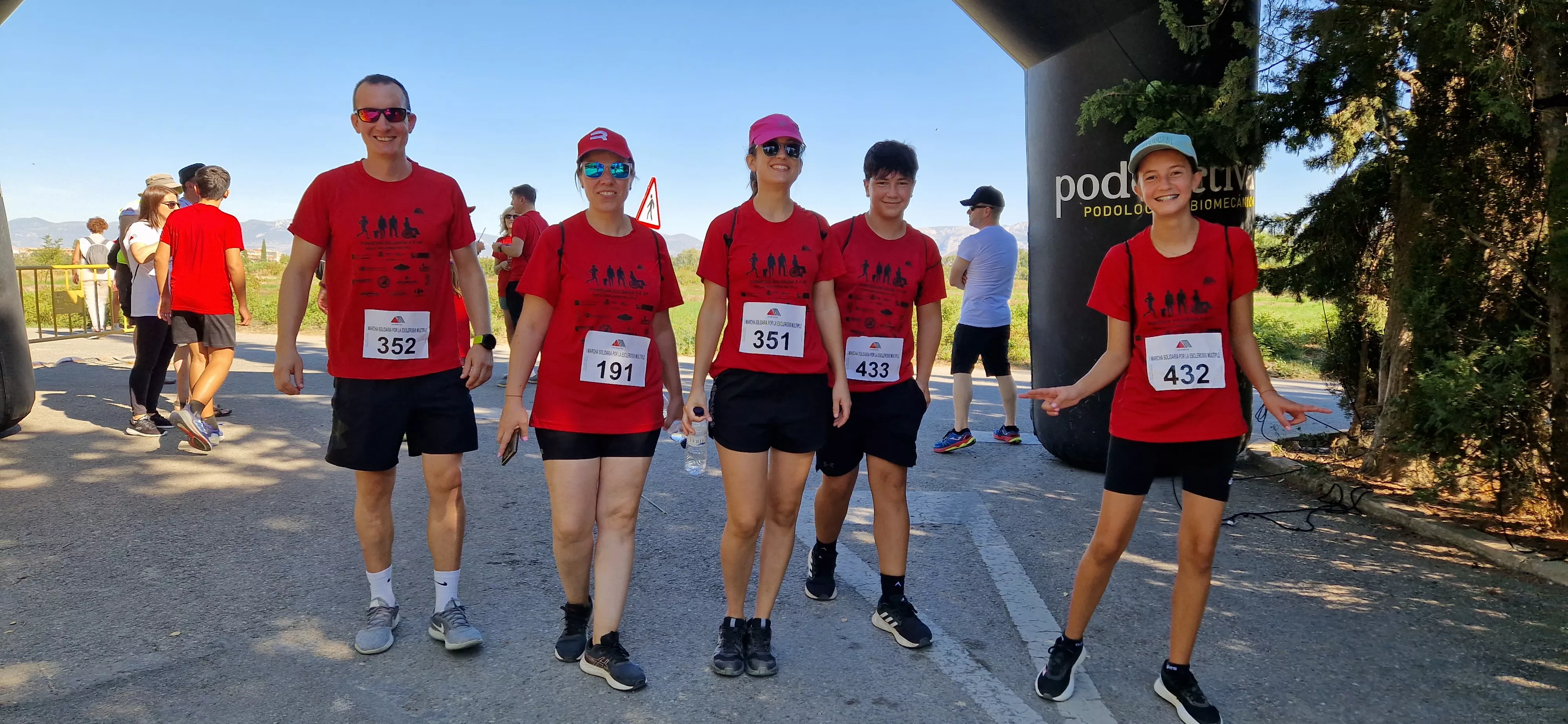 I Marcha por la Esclerosis Múltiple en Huesca. Foto Myriam Martínez 