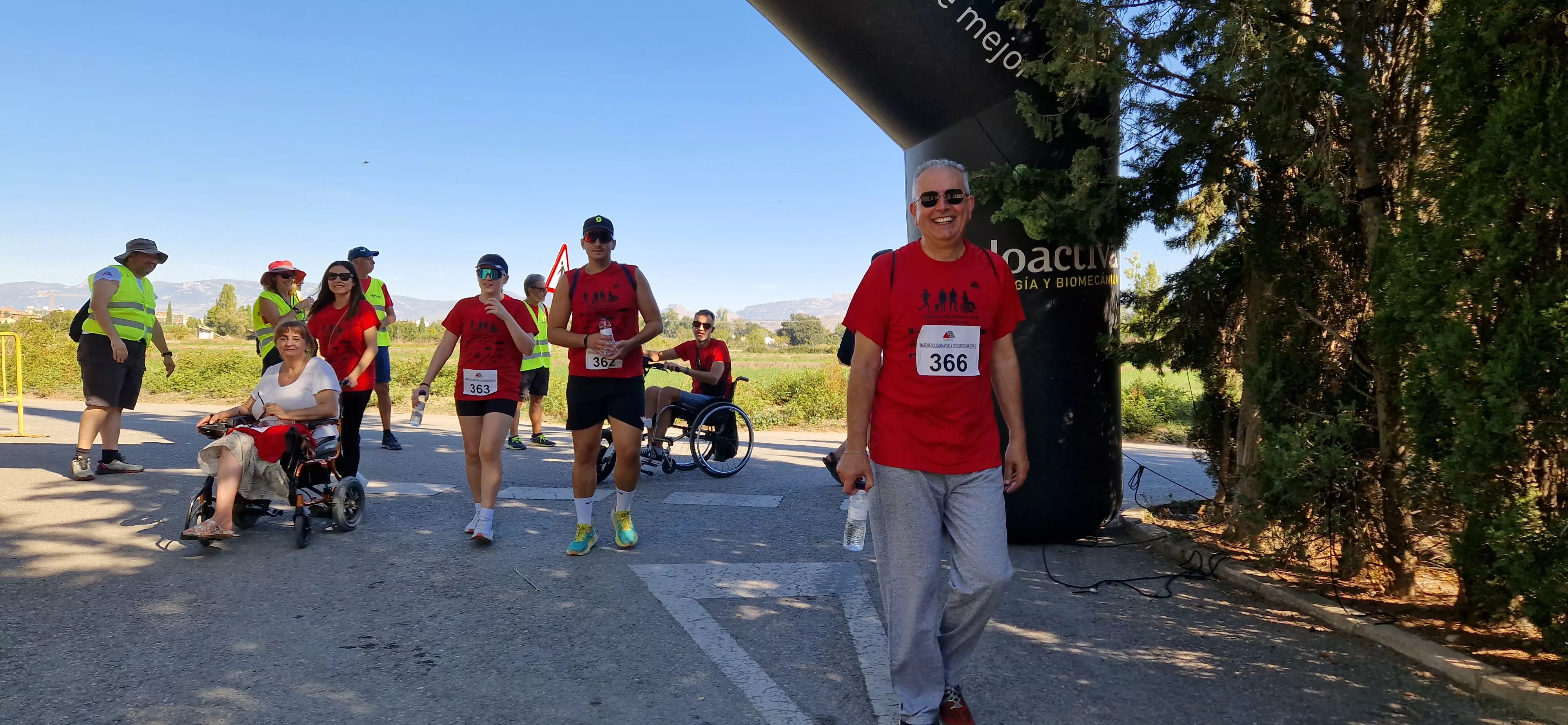 I Marcha por la Esclerosis Múltiple en Huesca. Foto Myriam Martínez 