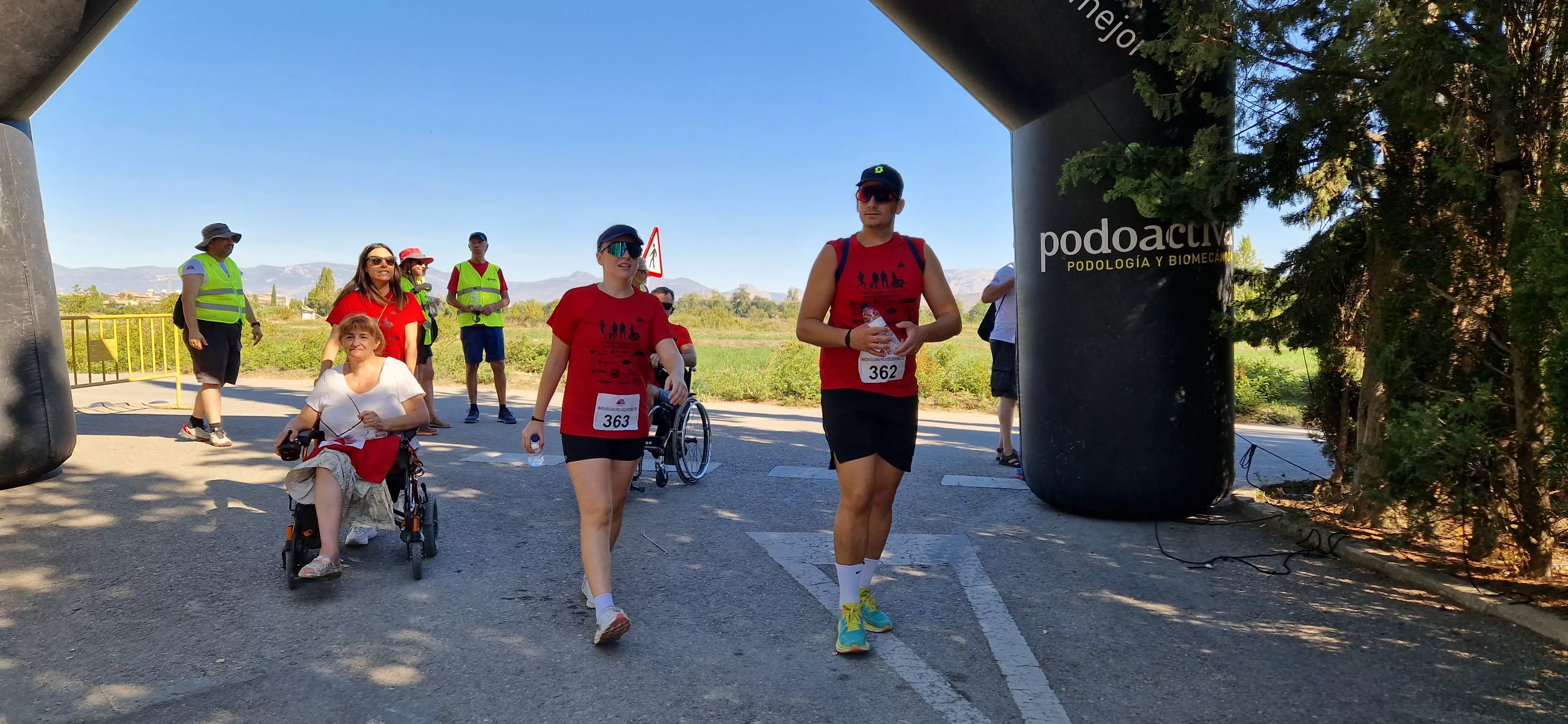 I Marcha por la Esclerosis Múltiple en Huesca. Foto Myriam Martínez 