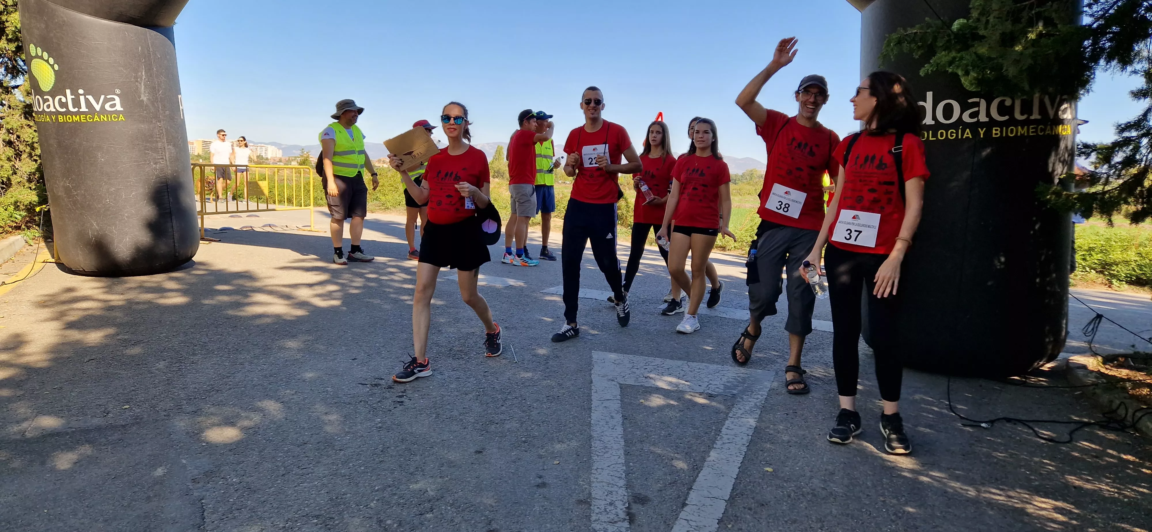 I Marcha por la Esclerosis Múltiple en Huesca. Foto Myriam Martínez 