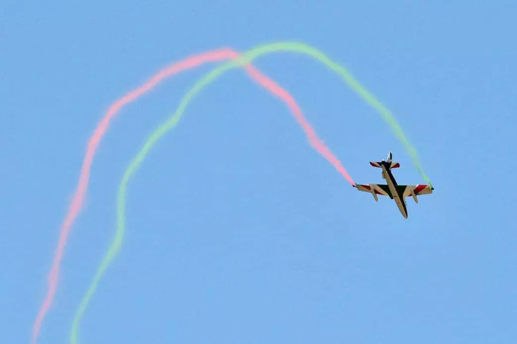 Exhibición de aeromodelismo en Igriés. Foto Club Aeromodelismo Osca