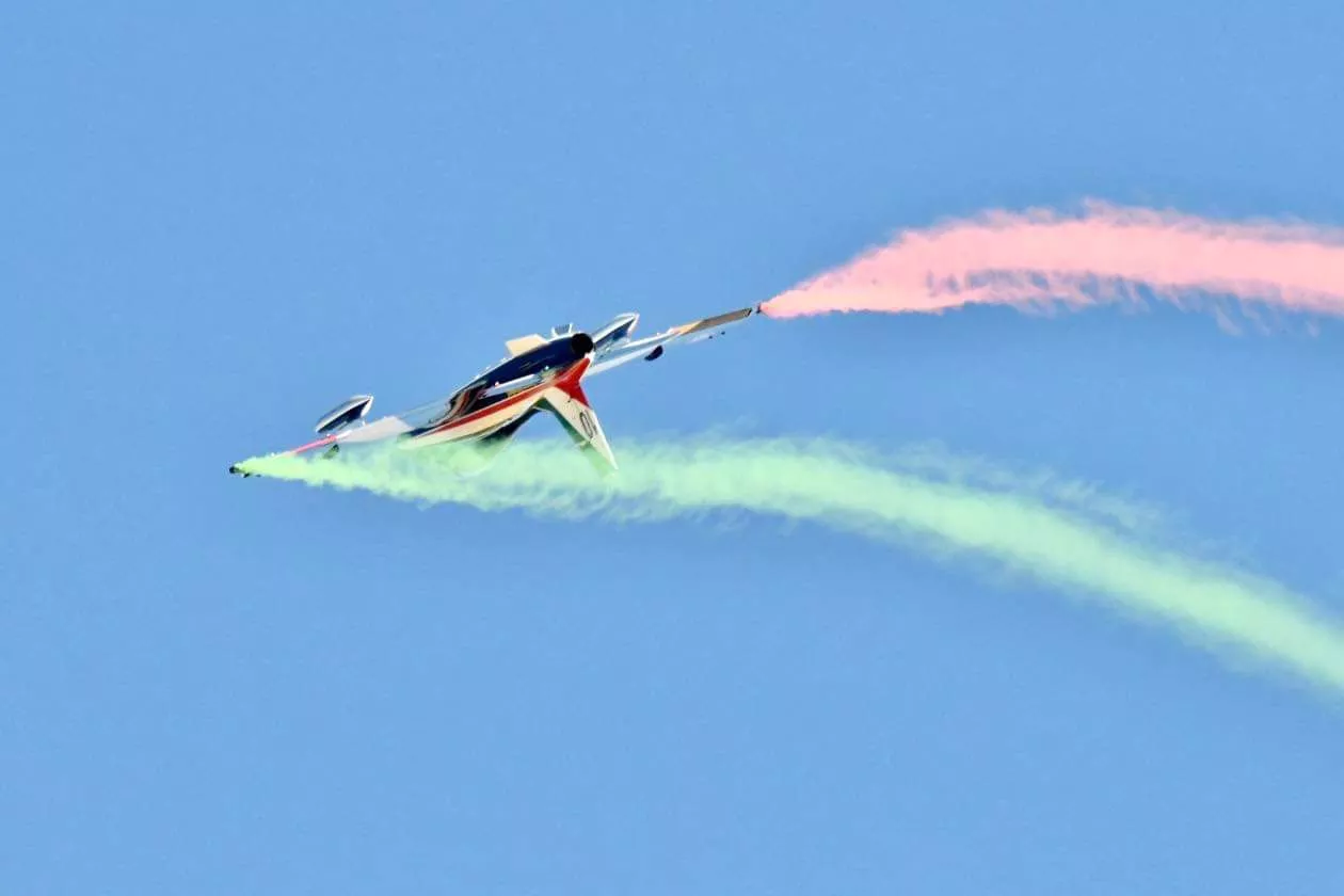 Exhibición de aeromodelismo en Igriés. Foto Club Aeromodelismo Osca