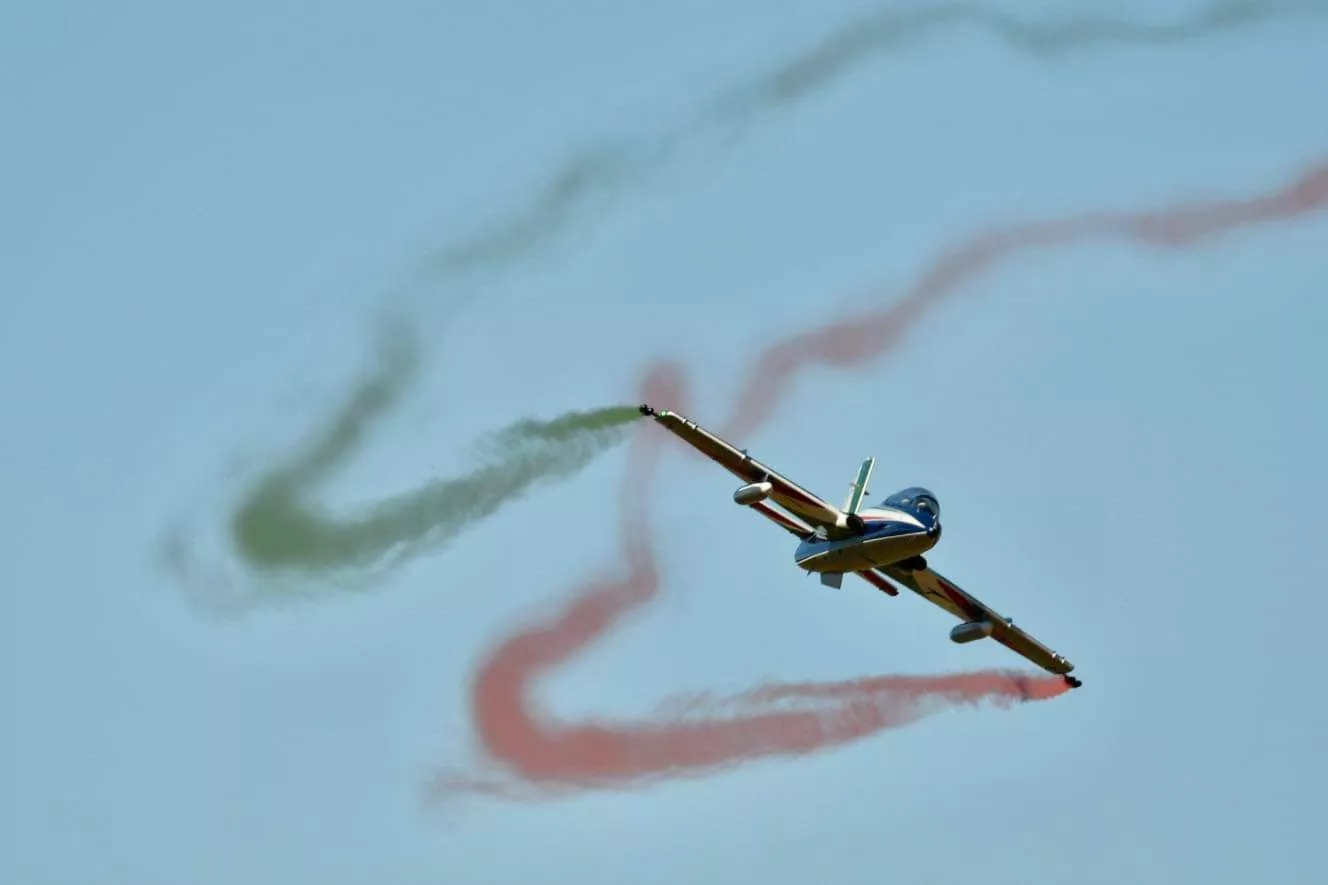 Exhibición de aeromodelismo en Igriés. Foto Club Aeromodelismo Osca