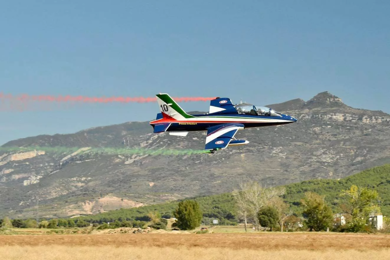 Exhibición de aeromodelismo en Igriés. Foto Club Aeromodelismo Osca