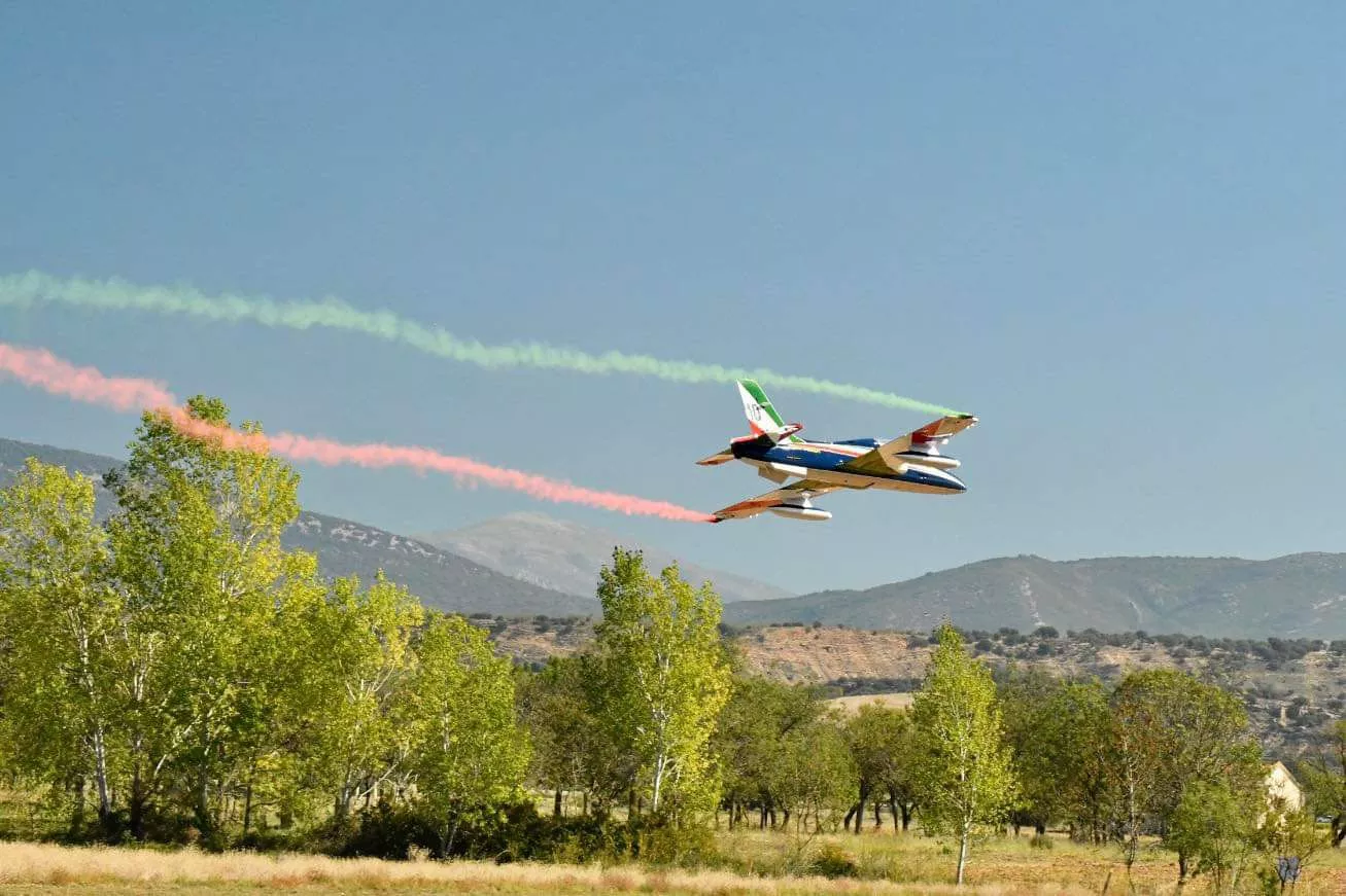 Exhibición de aeromodelismo en Igriés. Foto Club Aeromodelismo Osca