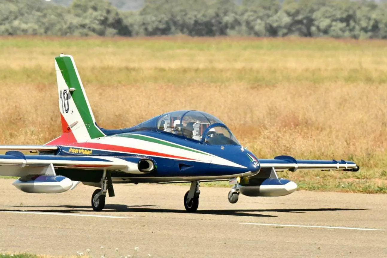 Exhibición de aeromodelismo en Igriés. Foto Club Aeromodelismo Osca