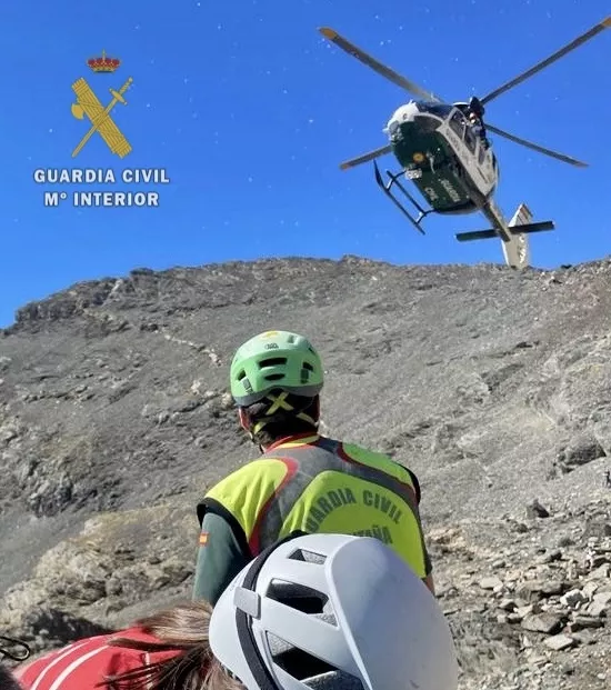 Rescate en el Pico La Munia, en Bielsa. Rescate en el Pico La Munia, en Bielsa.