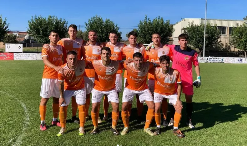 Once del Estadilla en la victoria frente a Lanaja.