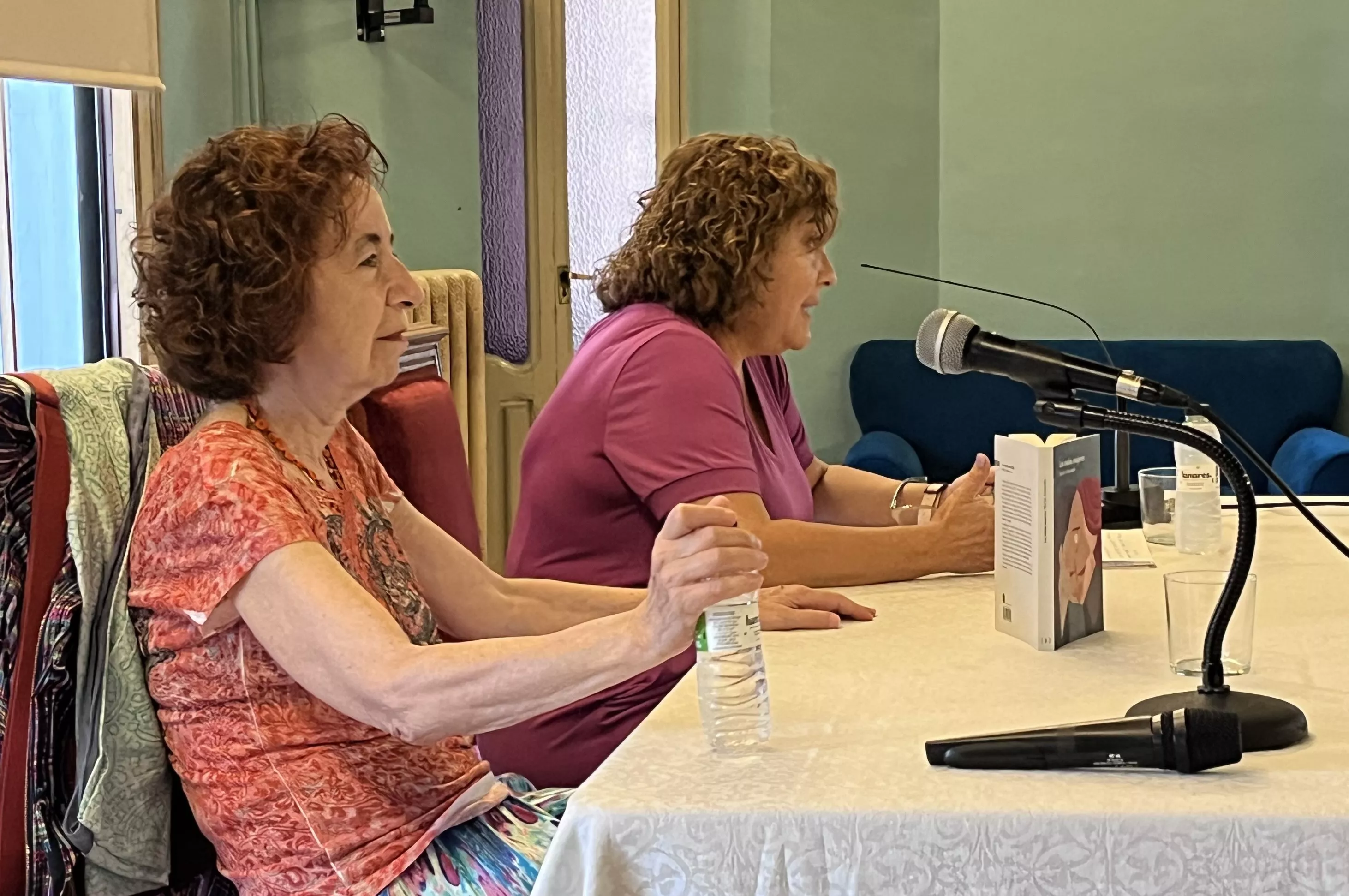 Marilar Aleixandre presenta en Huesca su libro Las malas mujeres. Foto Mercedes Manterola