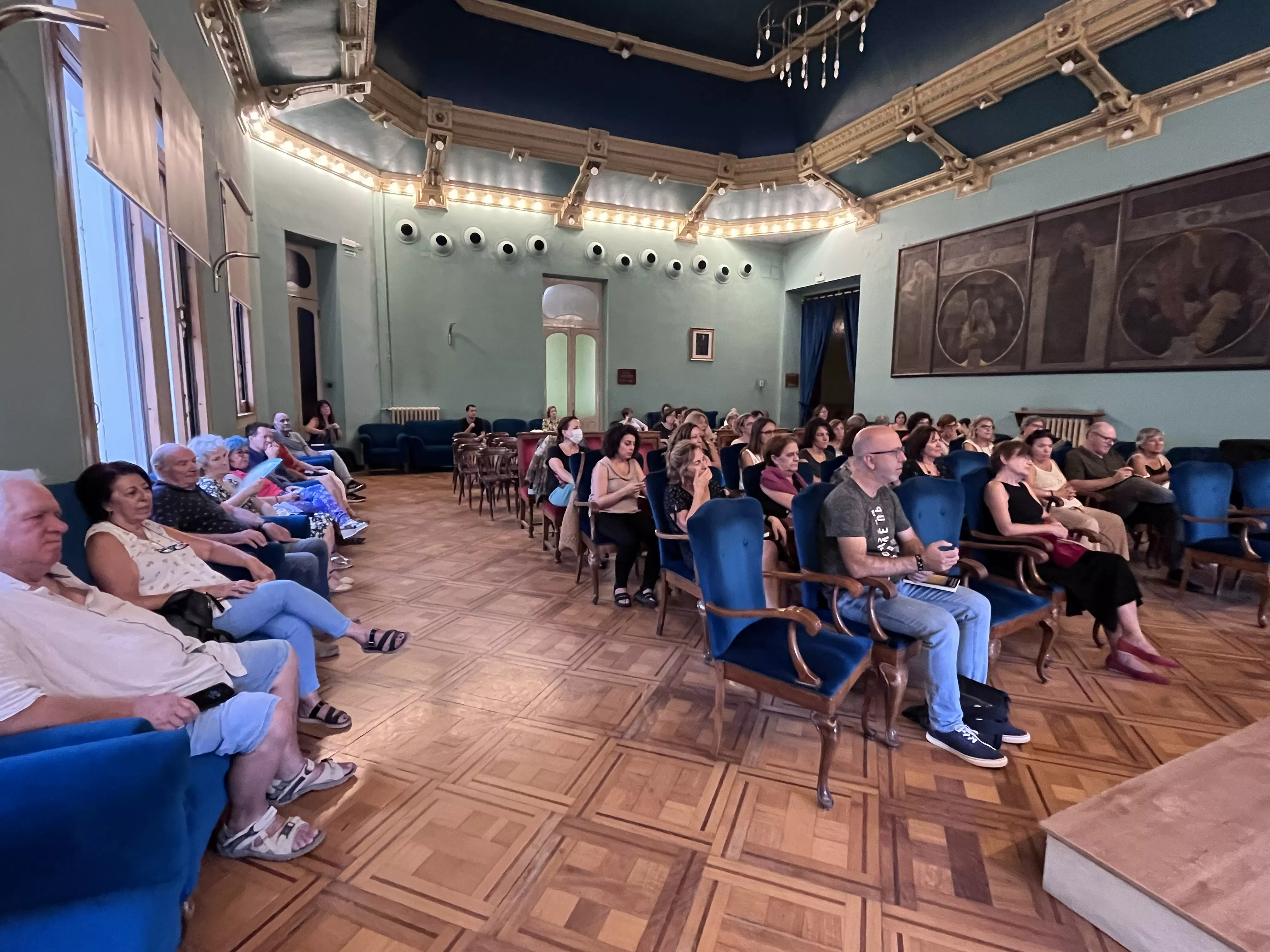 Marilar Aleixandre presenta en Huesca su libro Las malas mujeres. Foto Mercedes Manterola