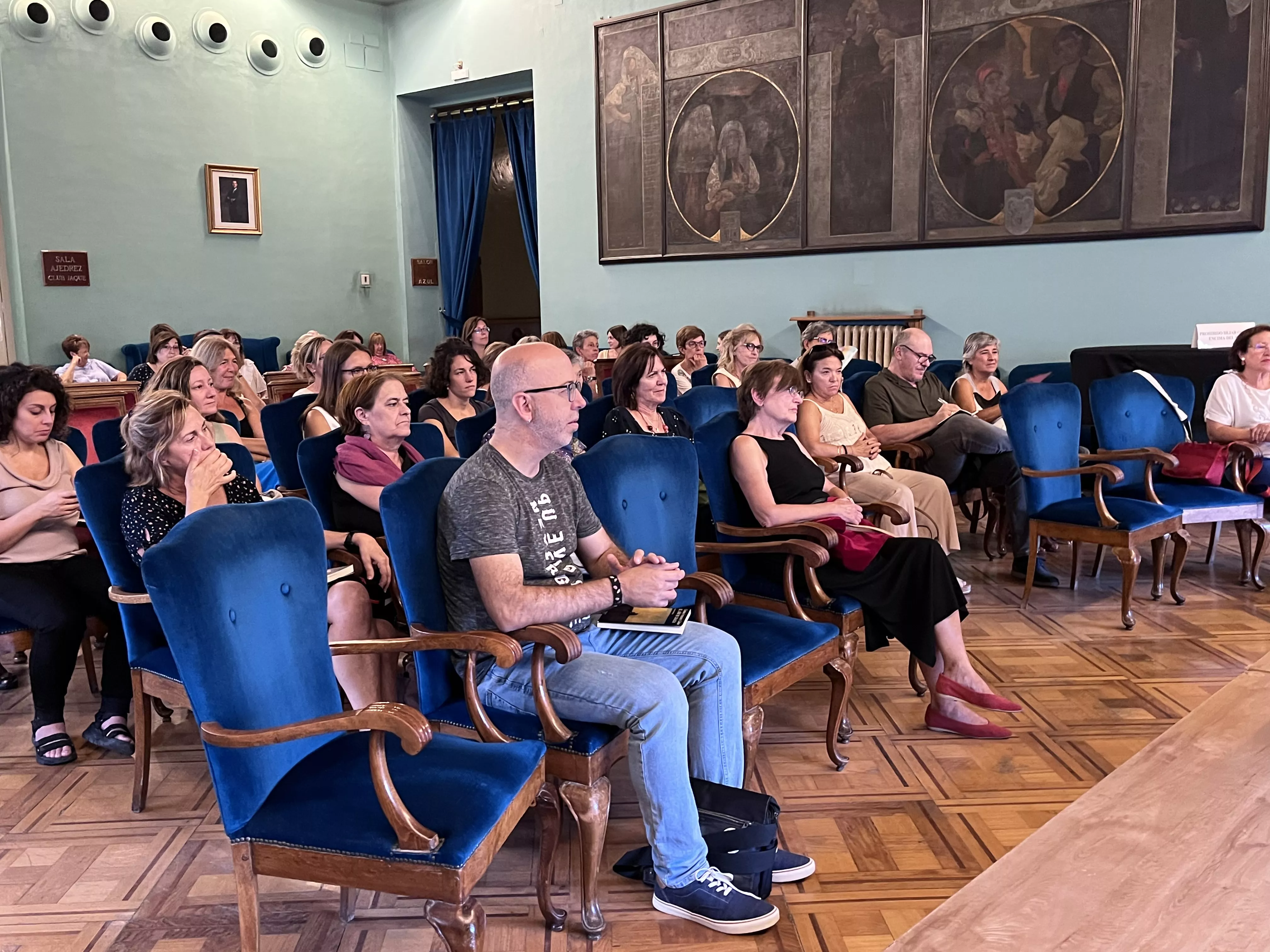 Marilar Aleixandre presenta en Huesca su libro Las malas mujeres. Foto Mercedes Manterola