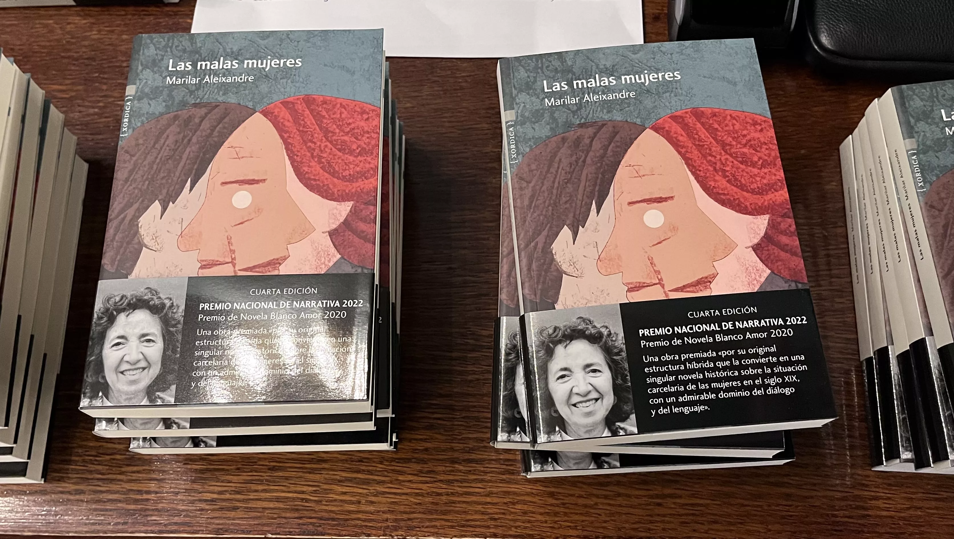 Marilar Aleixandre presenta en Huesca su libro Las malas mujeres. Foto Mercedes Manterola