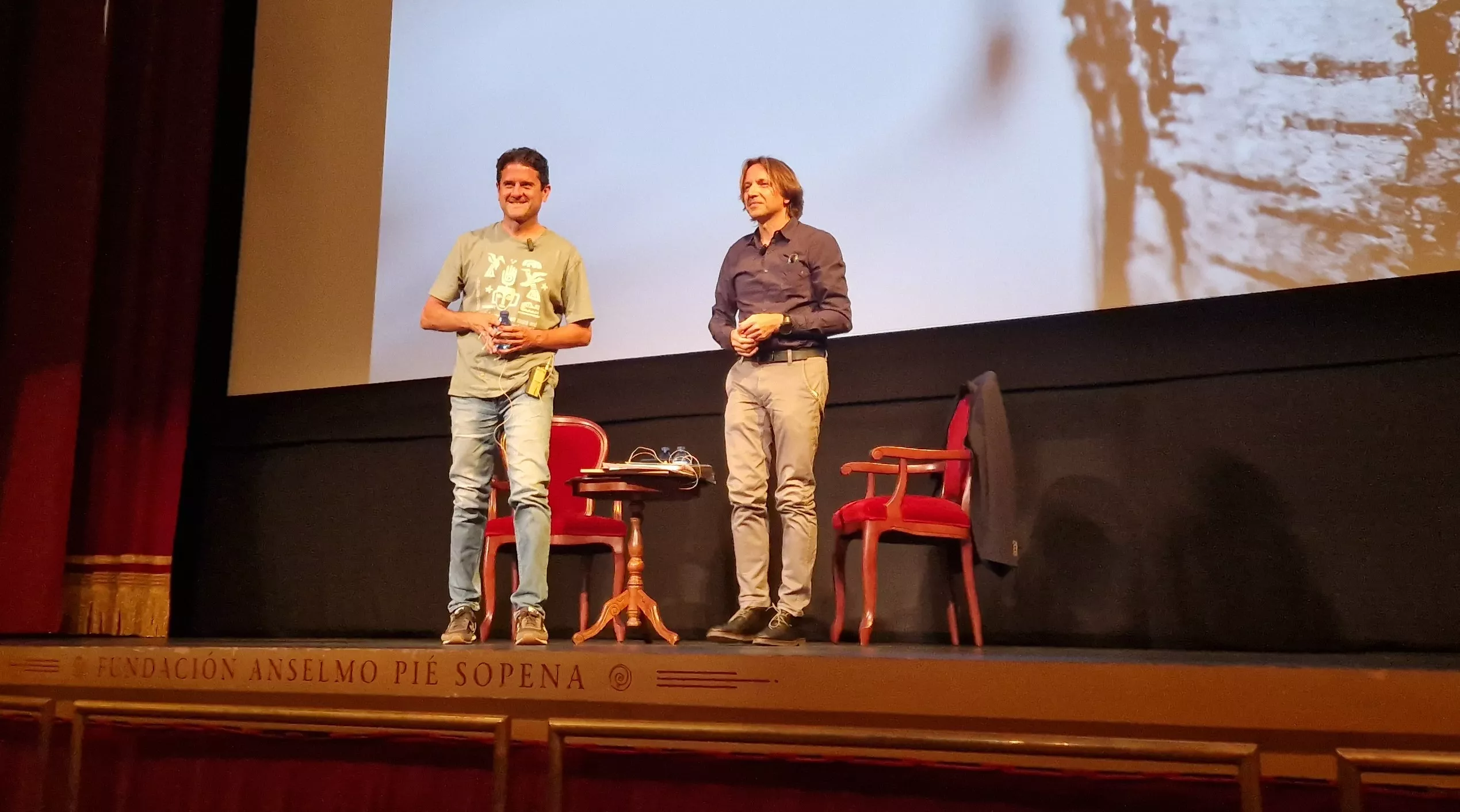 Javier Moraleda y Javier Olivera. Foto Myriam Martínez Javier Moraleda y Javier Olivera. Foto Myriam Martínez