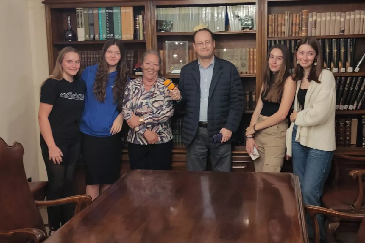 4º ESO San Viator con Anabel Lapeña.