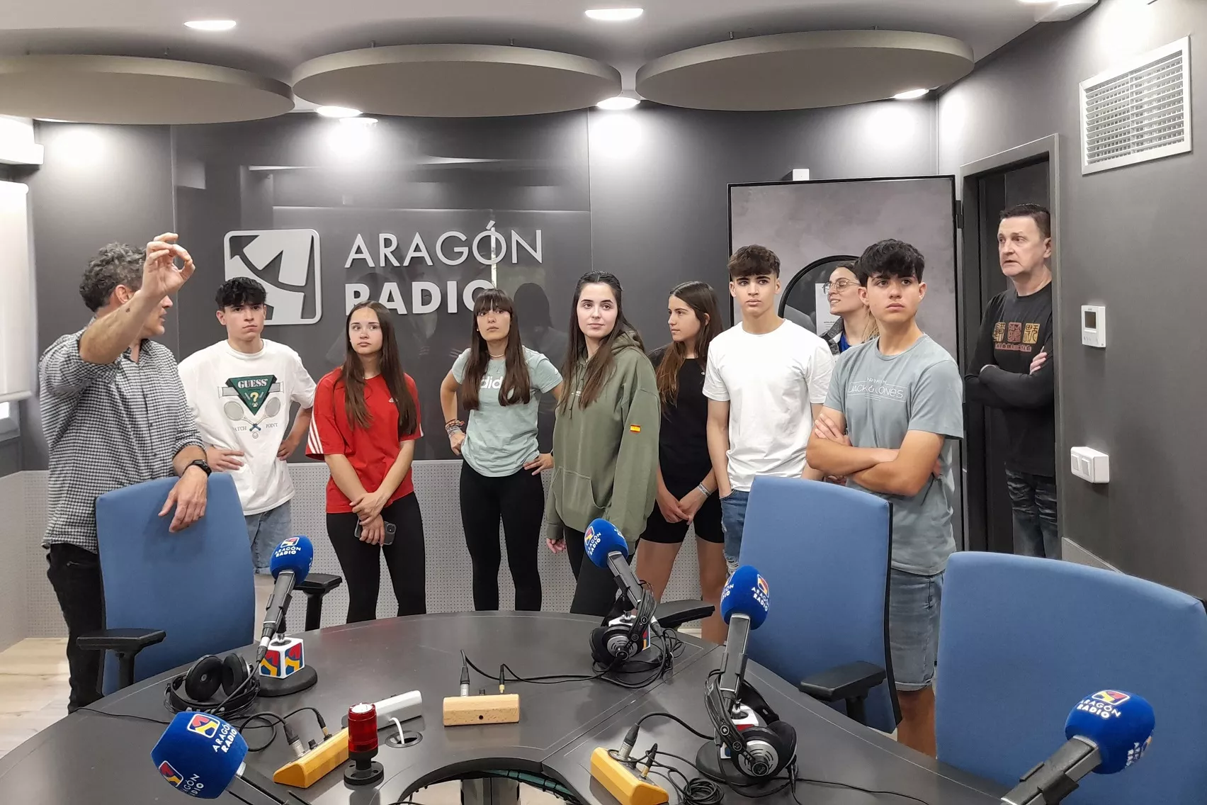 4º ESO San Viator Visita Aragón Radio.