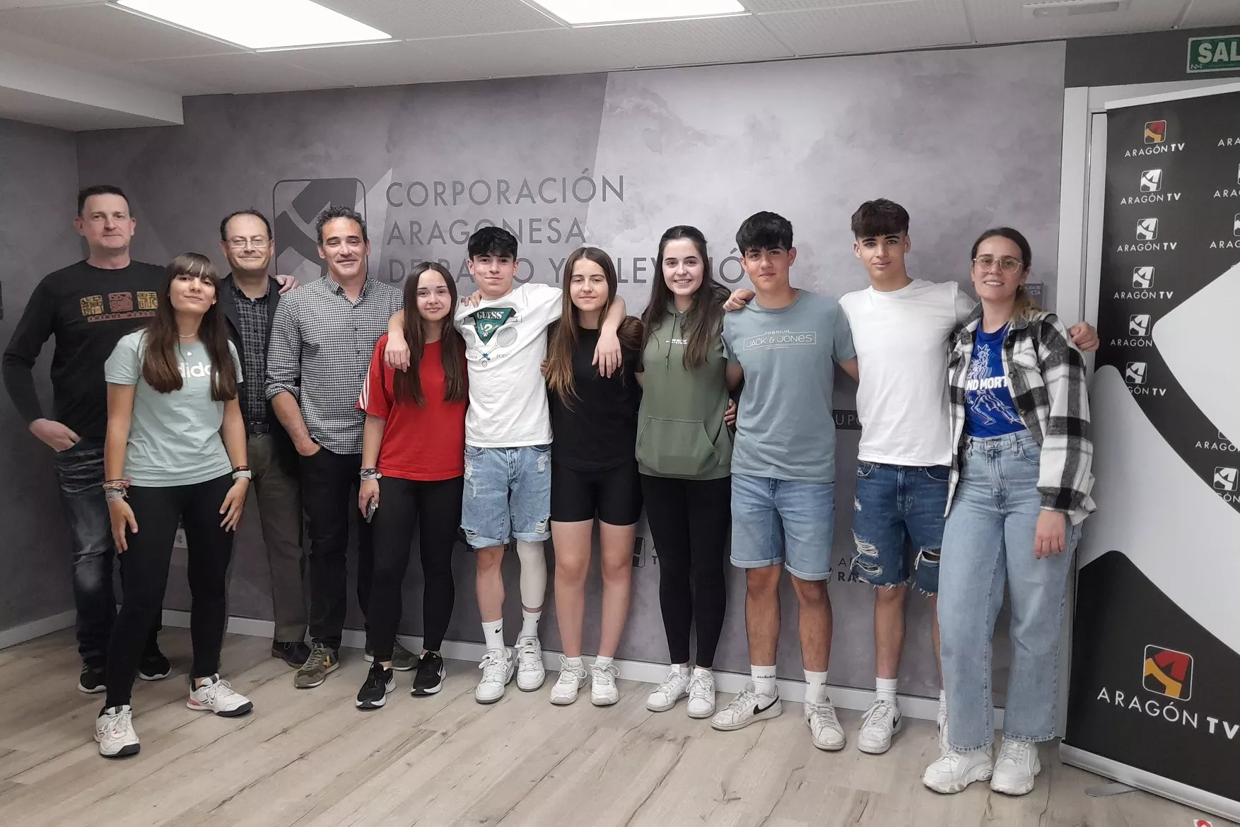 4º ESO San Viator Visita Aragón Radio.