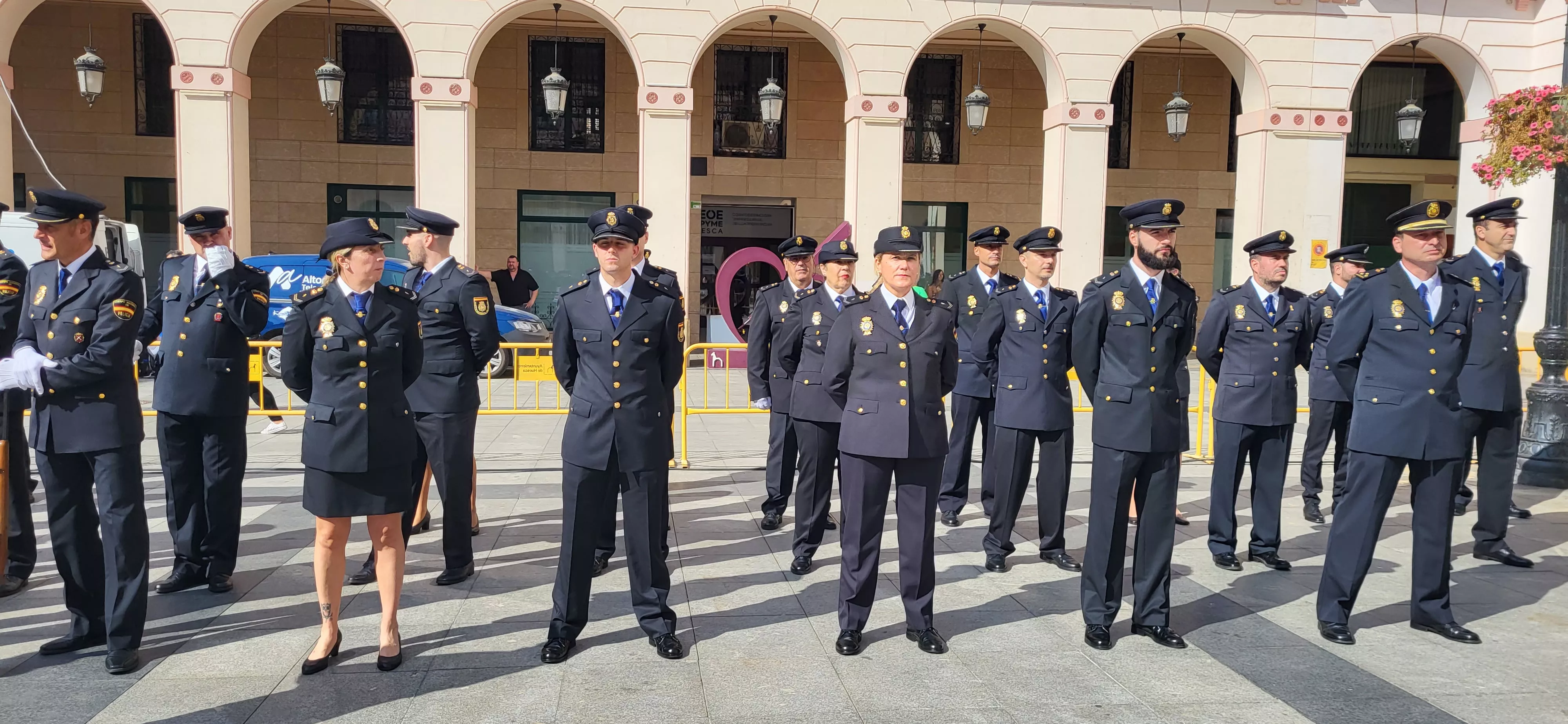 Festividad patronal de la Policía Nacional en Huesca. Foto: Mercedes Manterola