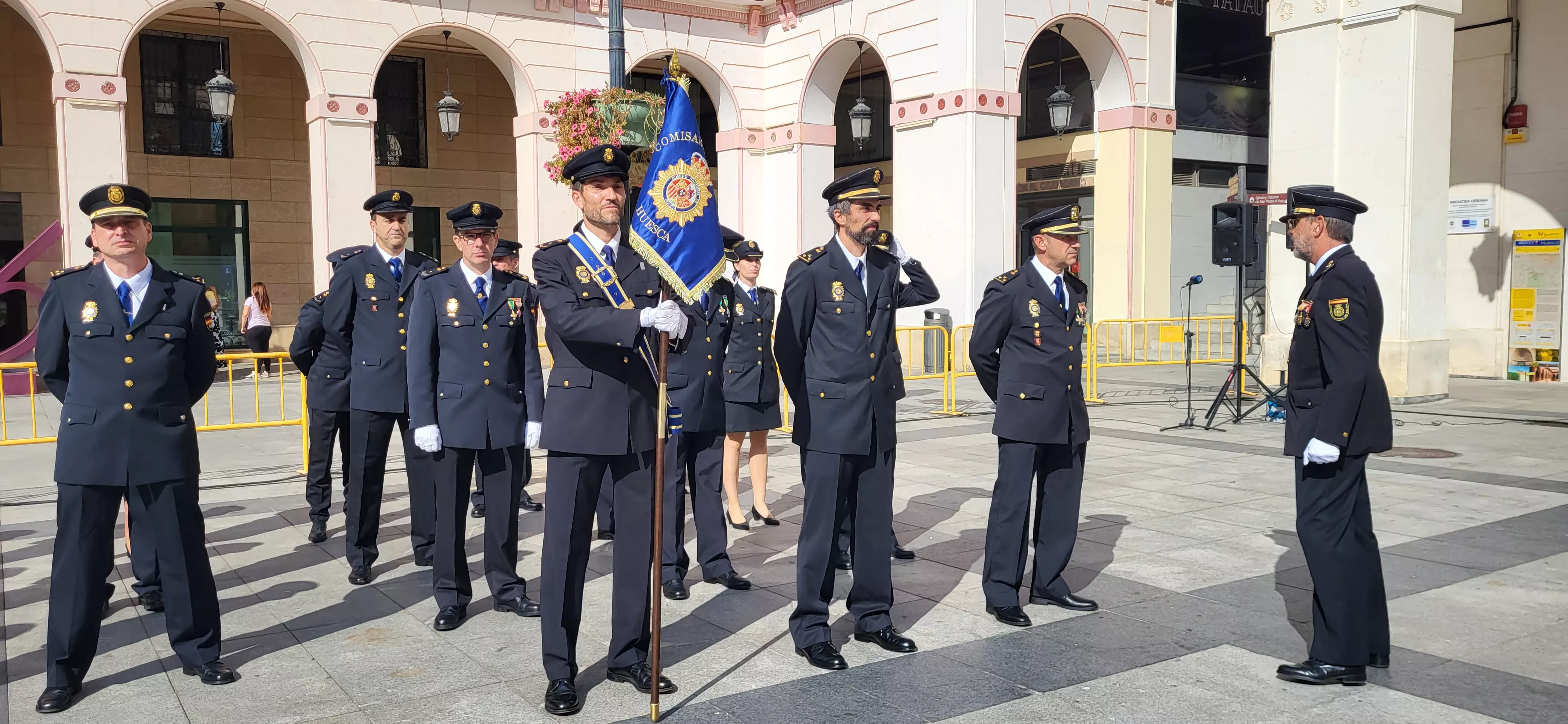 Festividad patronal de la Policía Nacional en Huesca. Foto: Mercedes Manterola