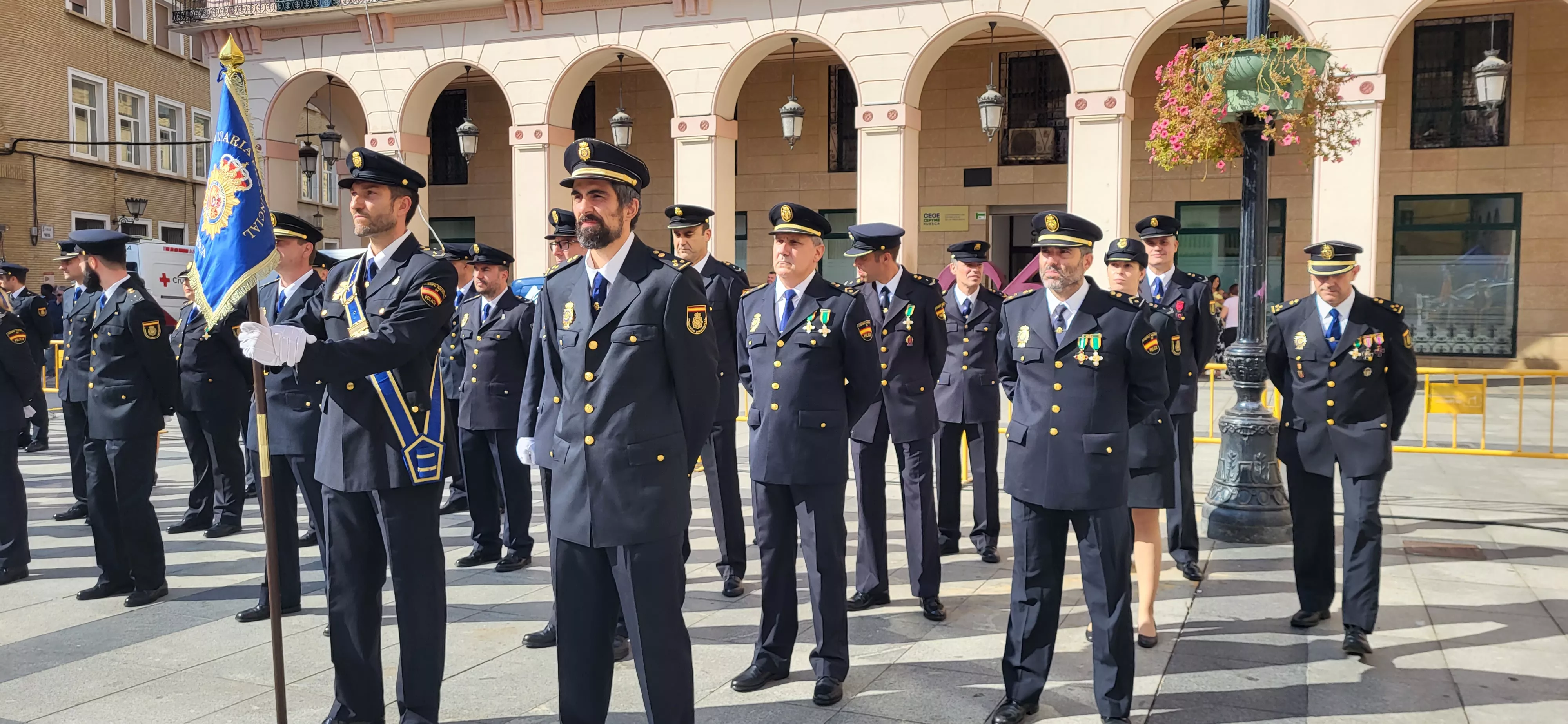 Festividad patronal de la Policía Nacional en Huesca. Foto: Mercedes Manterola