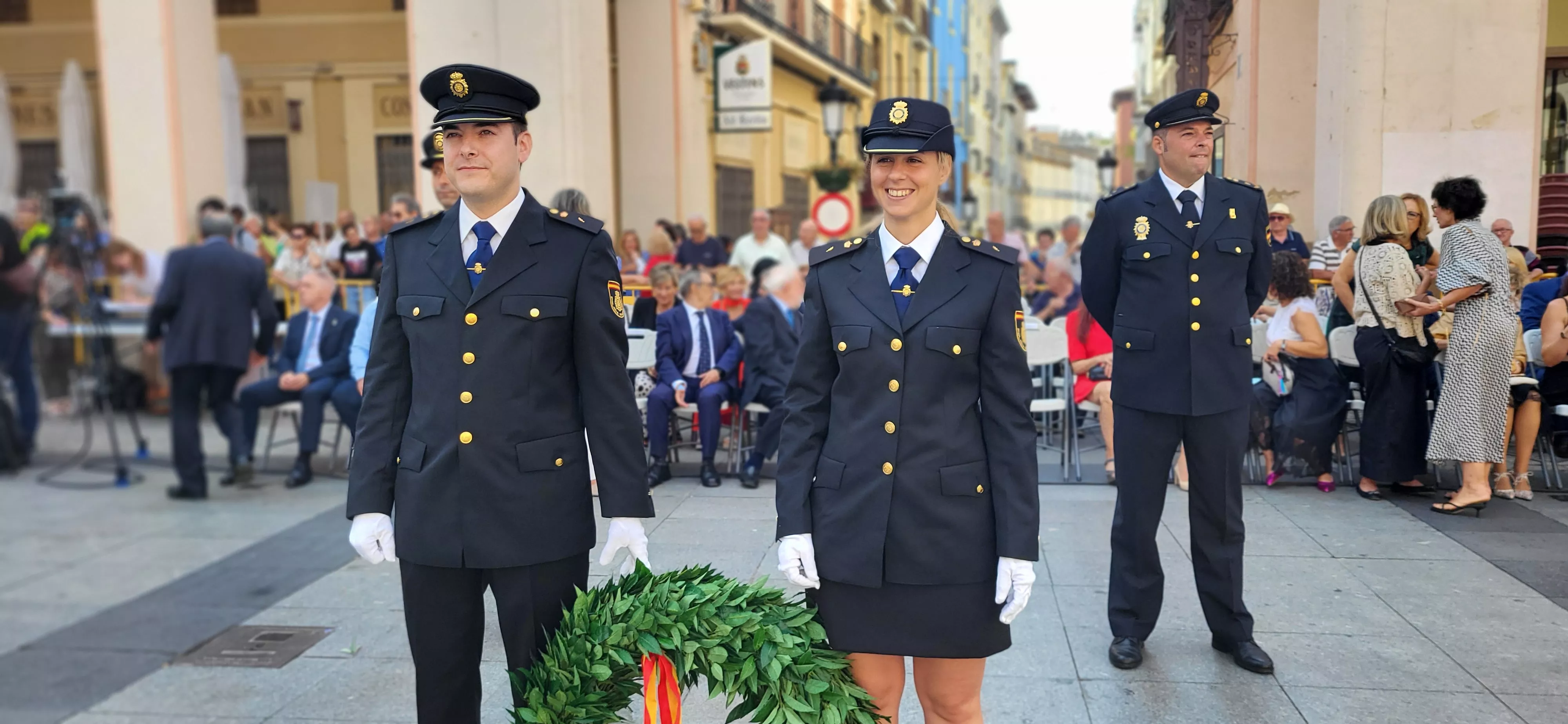 Festividad patronal de la Policía Nacional en Huesca. Foto: Mercedes Manterola