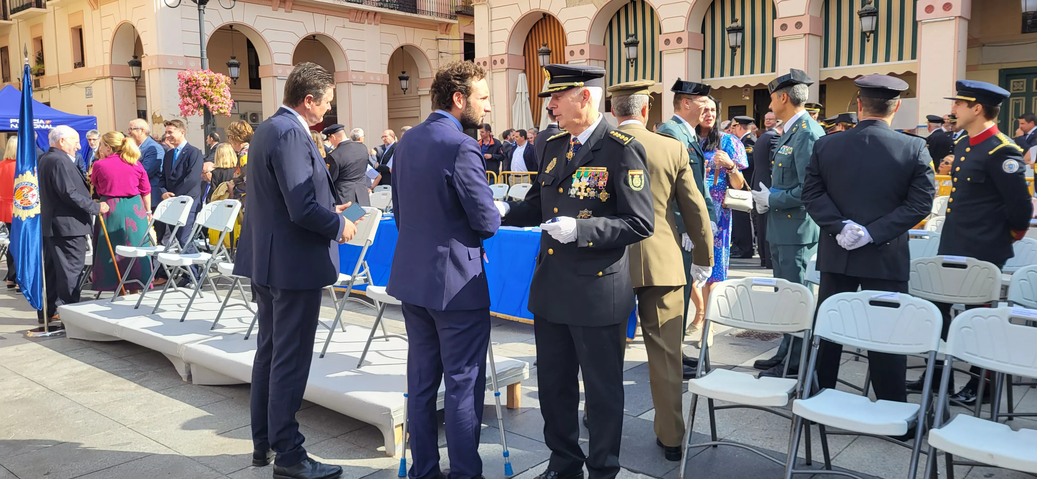 Festividad patronal de la Policía Nacional en Huesca. Foto: Mercedes Manterola