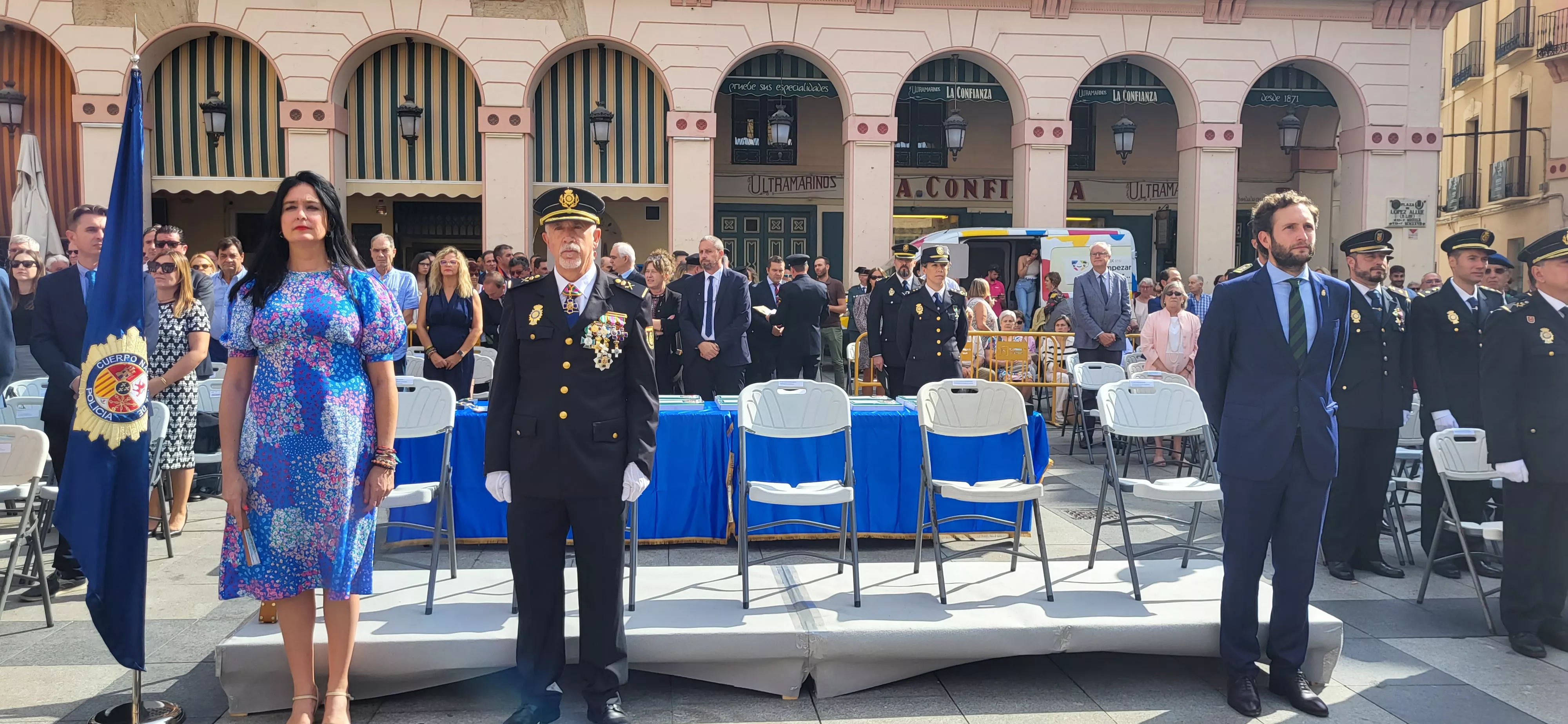Festividad patronal de la Policía Nacional en Huesca. Foto: Mercedes Manterola