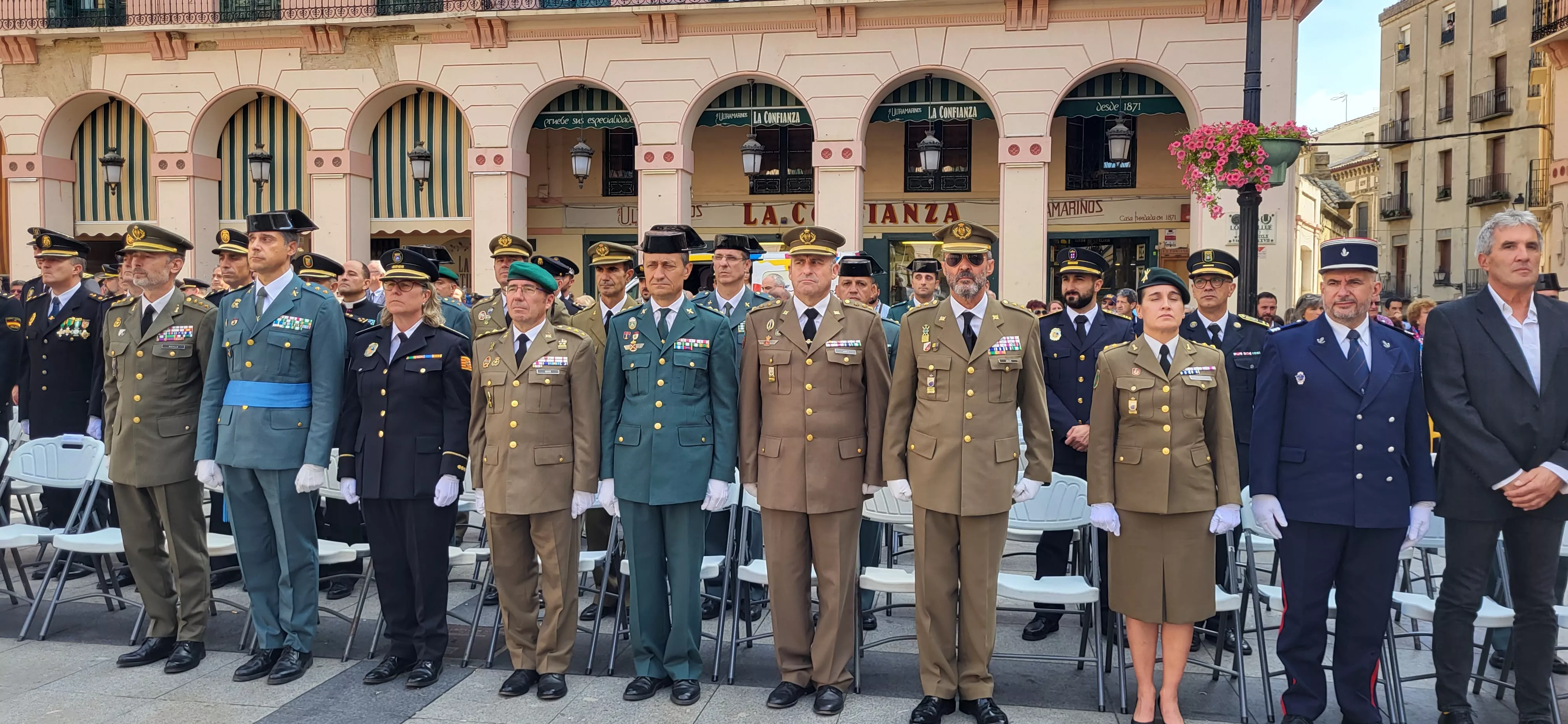 Festividad patronal de la Policía Nacional en Huesca. Foto: Mercedes Manterola