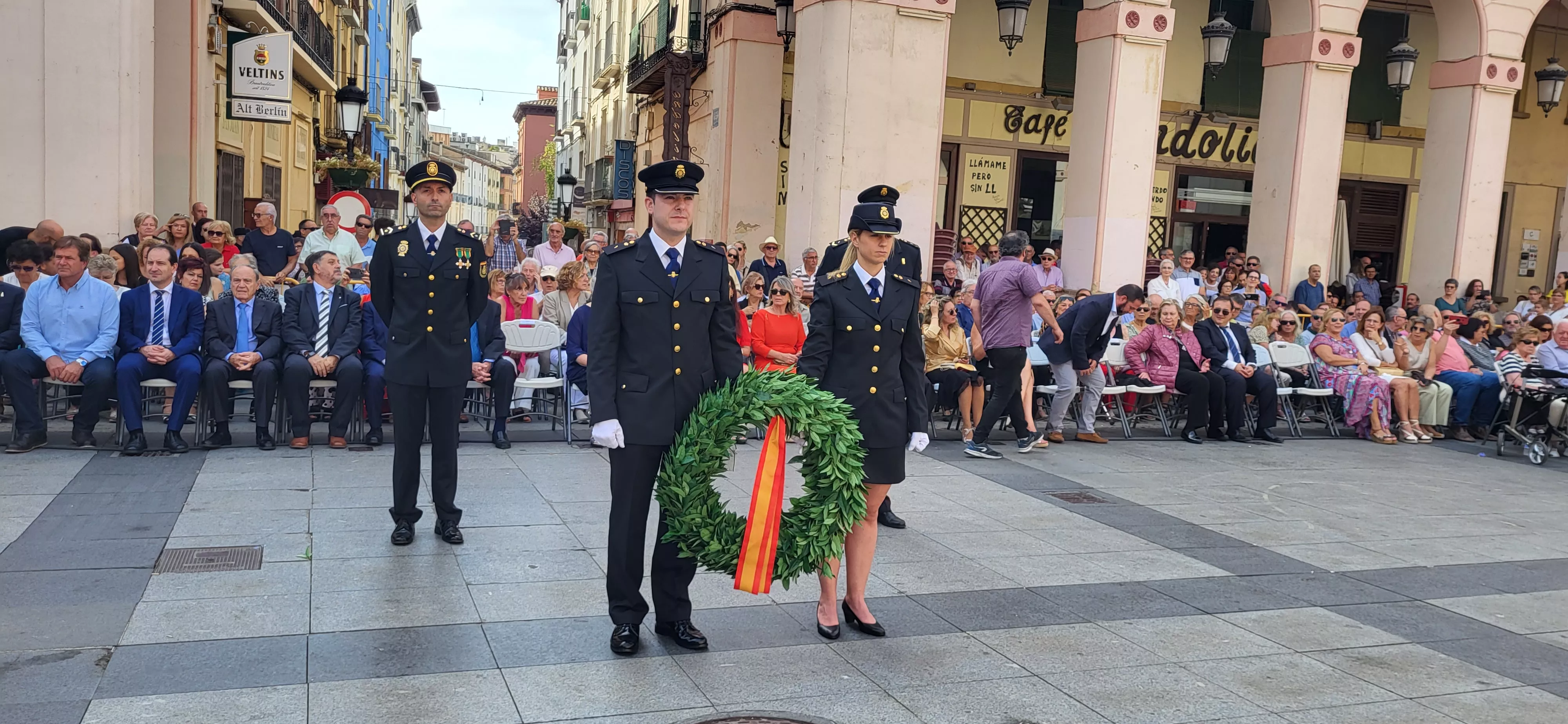Festividad patronal de la Policía Nacional en Huesca. Foto: Mercedes Manterola