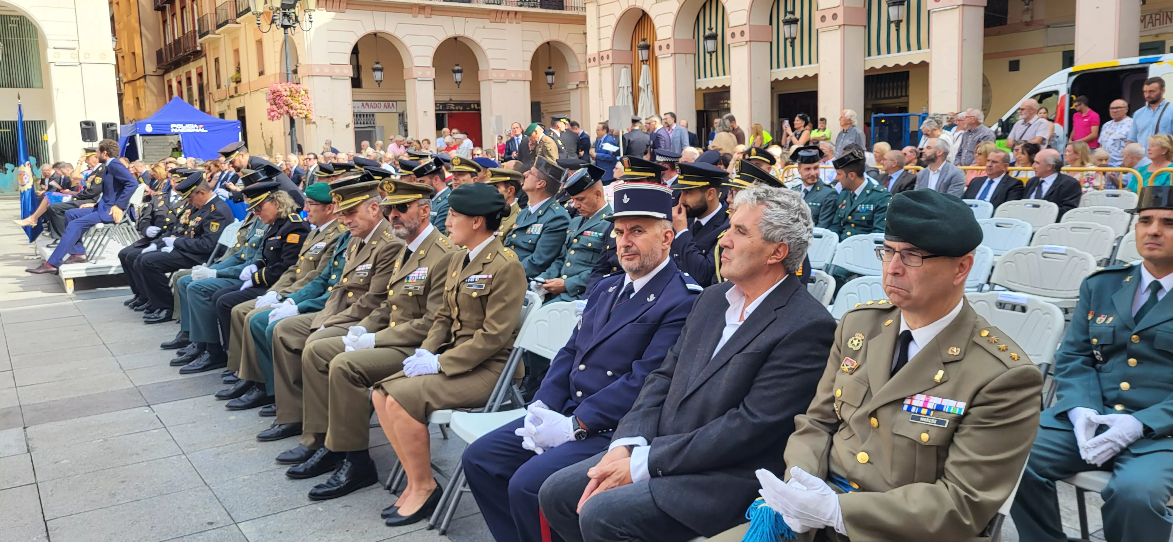 Festividad patronal de la Policía Nacional en Huesca. Foto: Mercedes Manterola