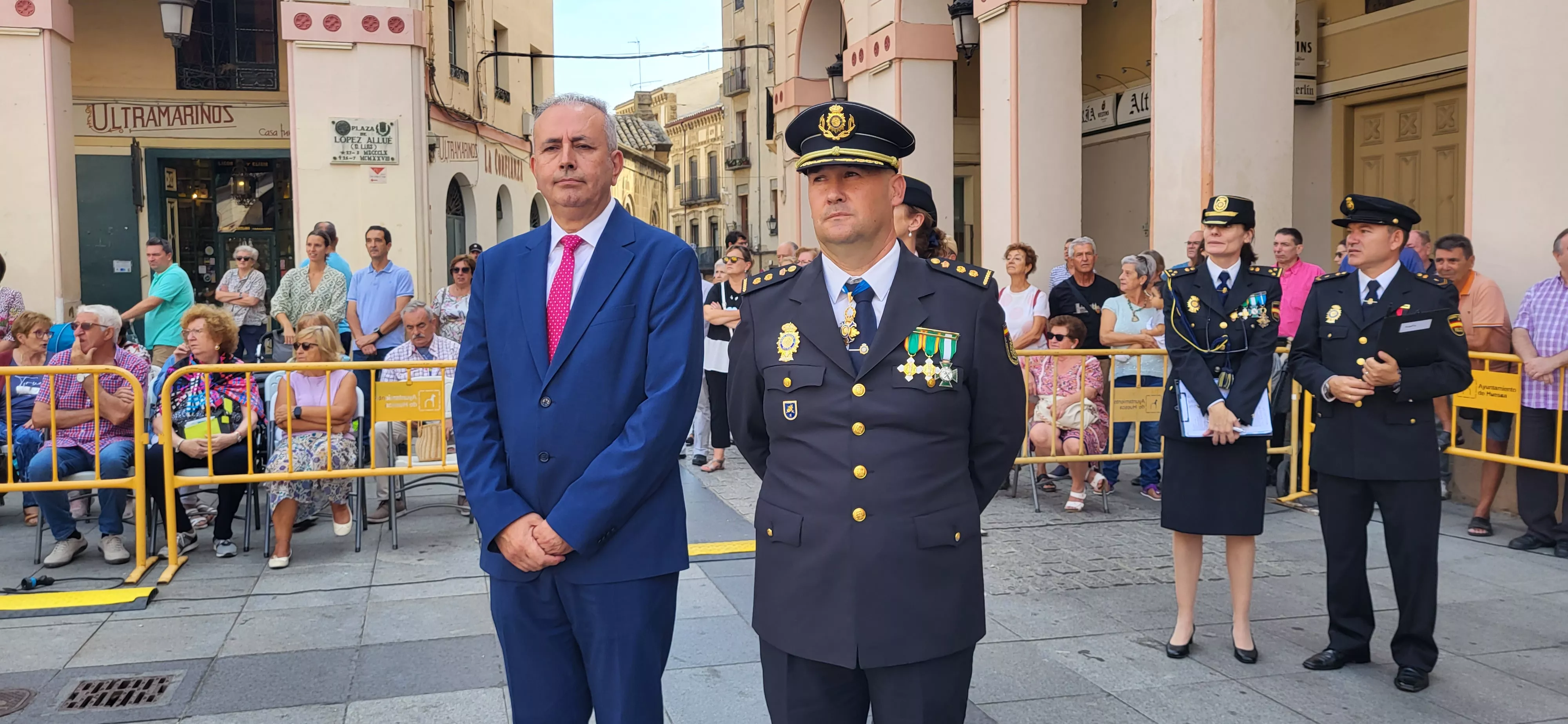 Festividad patronal de la Policía Nacional en Huesca. Foto: Mercedes Manterola