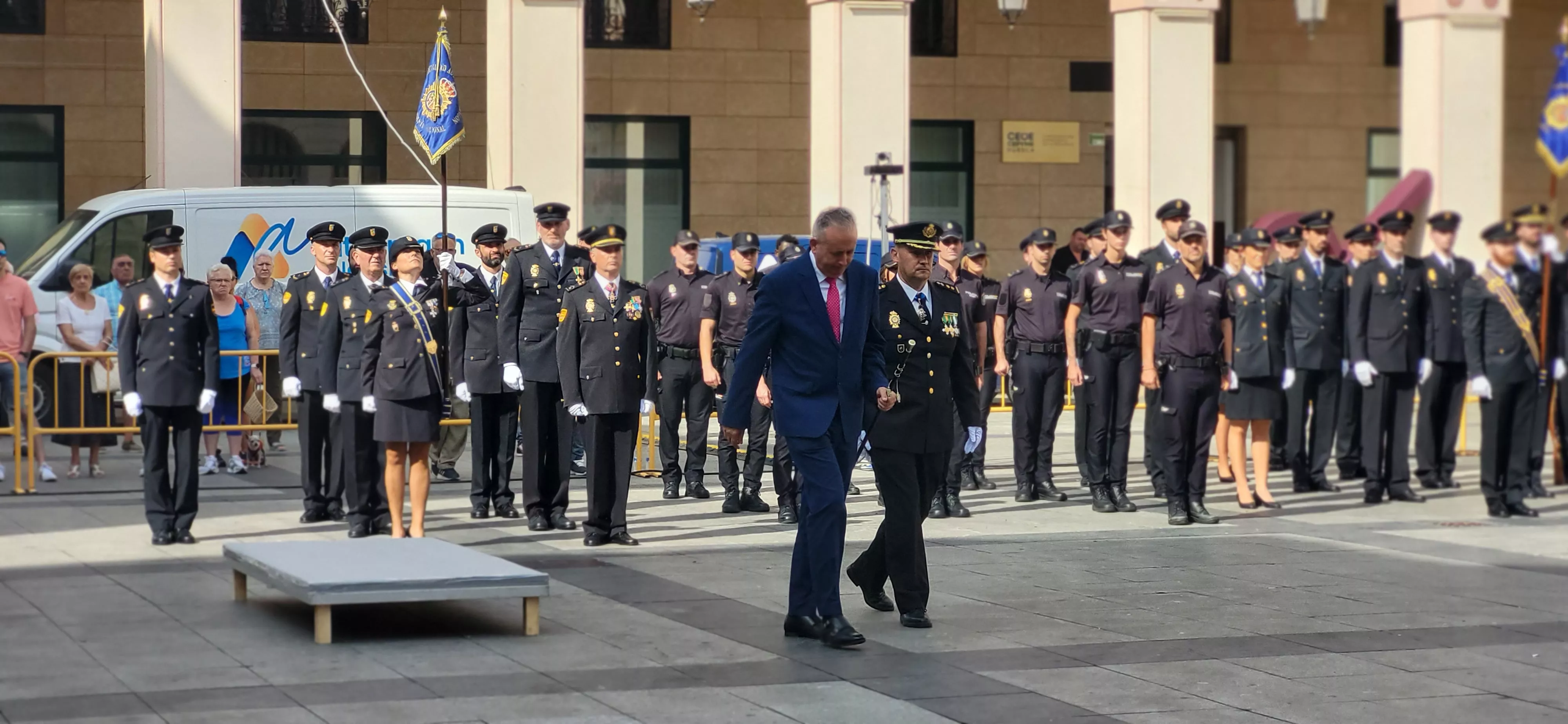 Festividad patronal de la Policía Nacional en Huesca. Foto: Mercedes Manterola
