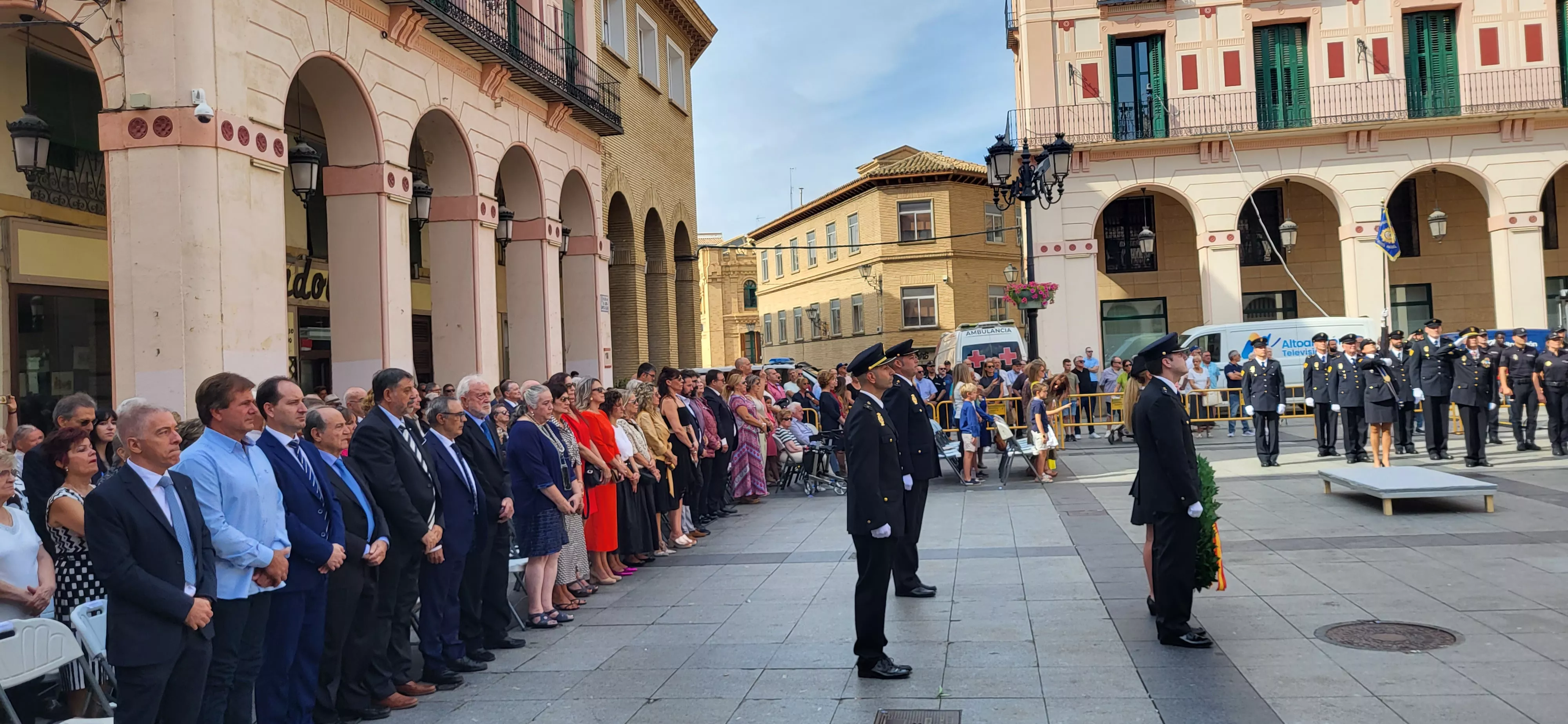Festividad patronal de la Policía Nacional en Huesca. Foto: Mercedes Manterola