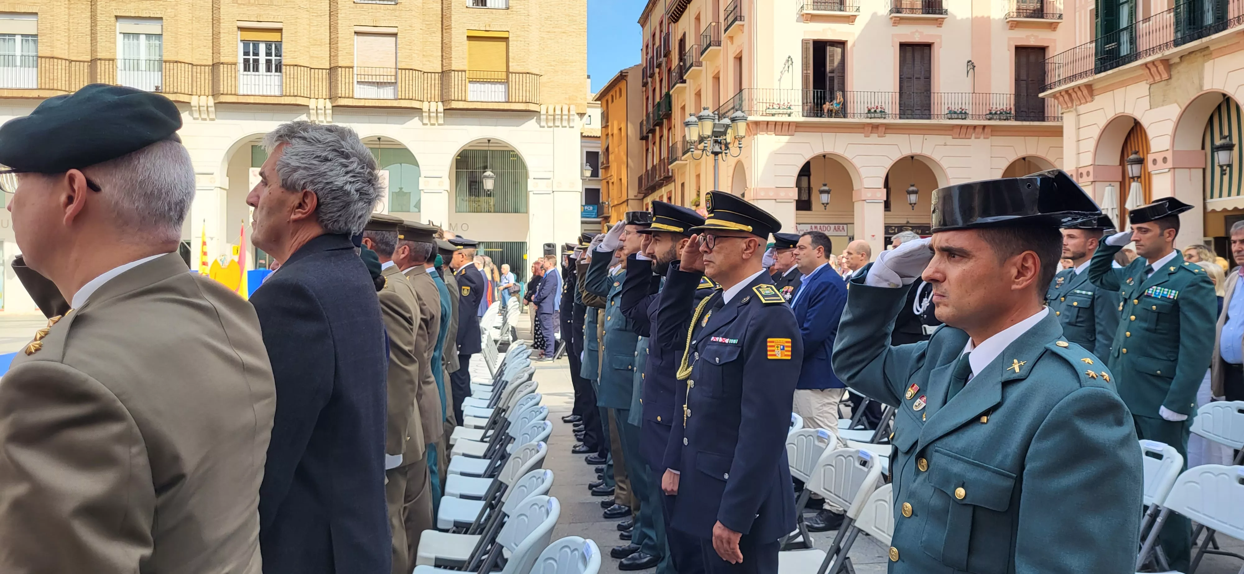 Festividad patronal de la Policía Nacional en Huesca. Foto: Mercedes Manterola