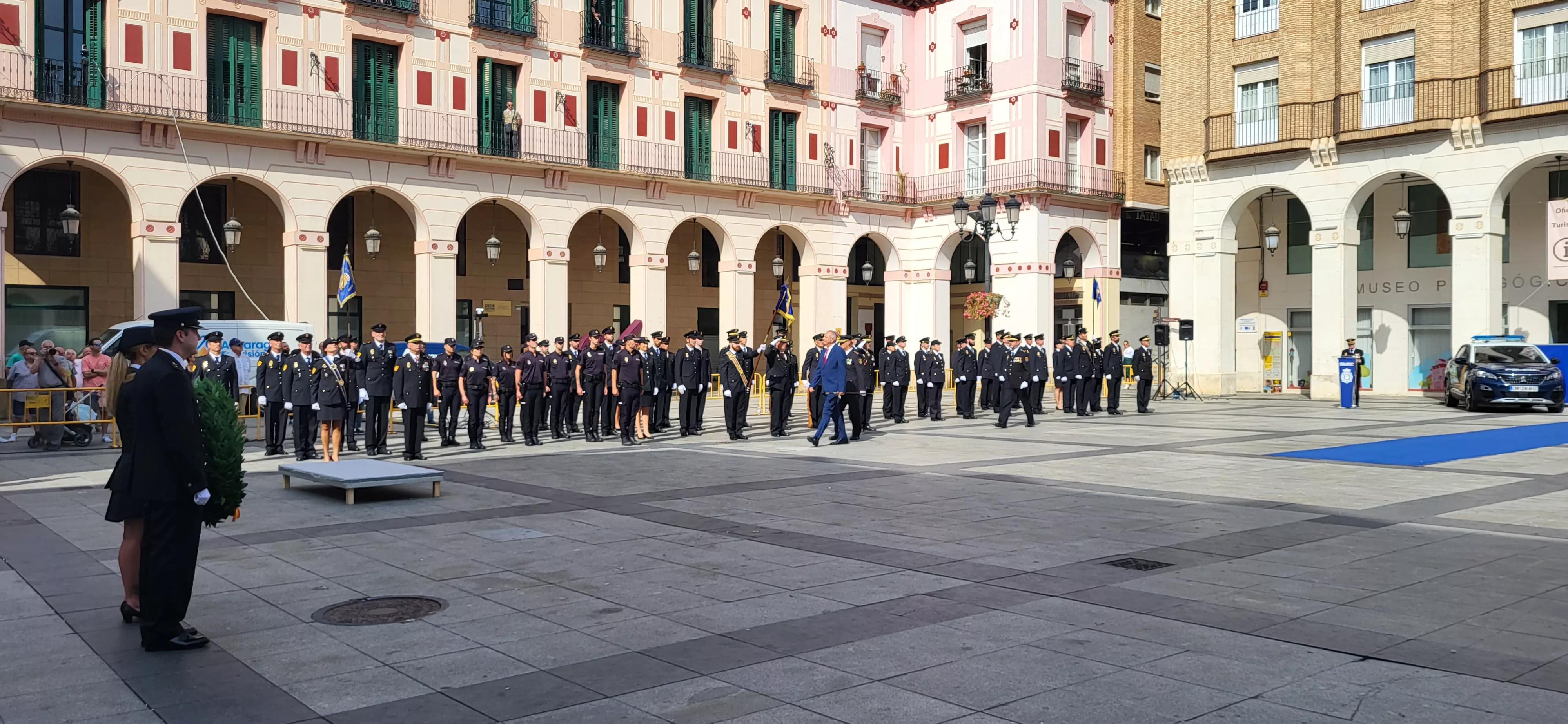 Festividad patronal de la Policía Nacional en Huesca. Foto: Mercedes Manterola