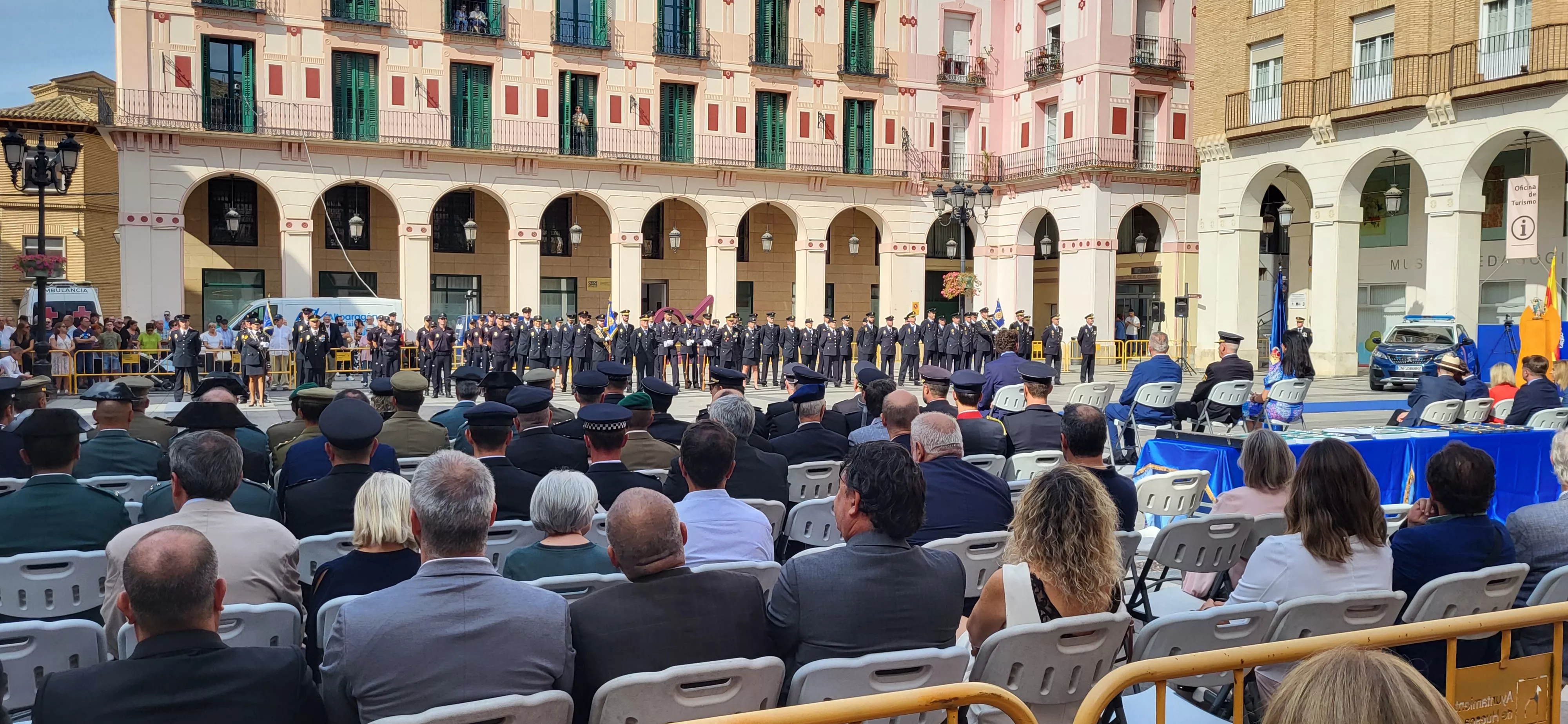 Festividad patronal de la Policía Nacional en Huesca. Foto: Mercedes Manterola