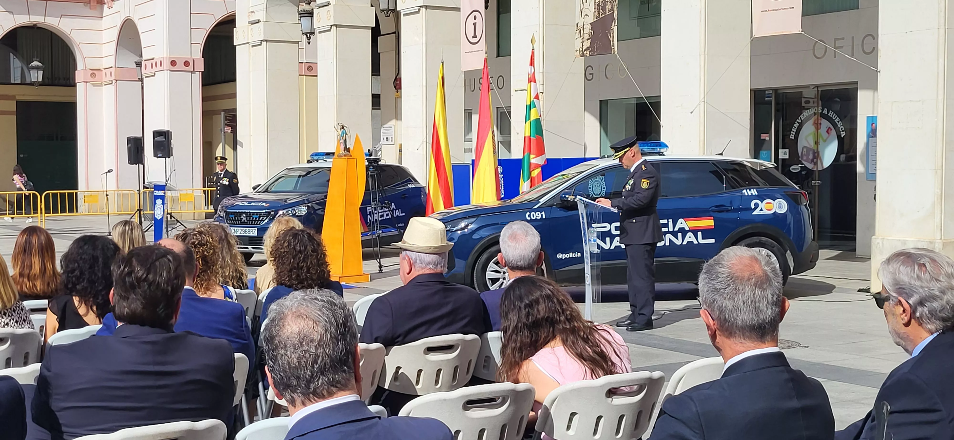 Festividad patronal de la Policía Nacional en Huesca. Foto: Mercedes Manterola