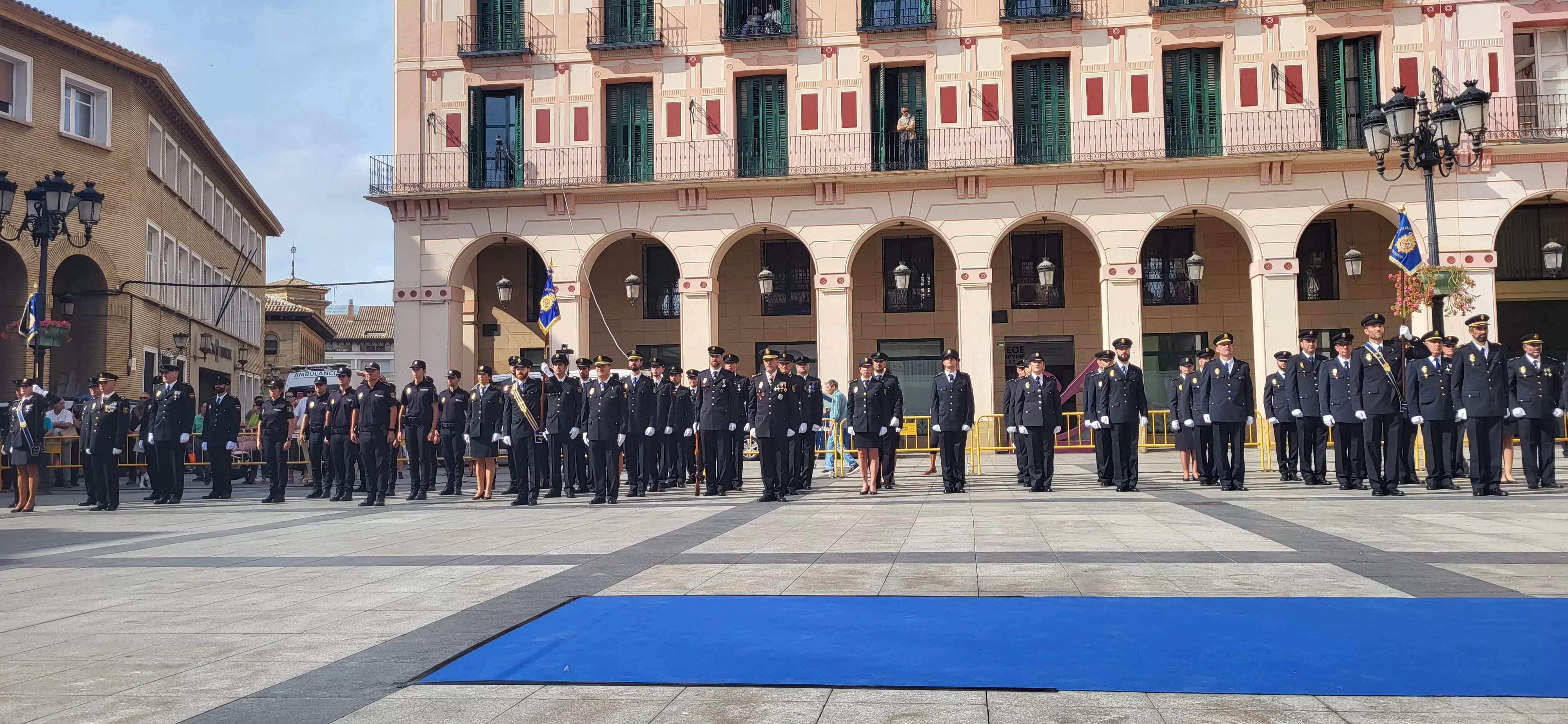 Festividad patronal de la Policía Nacional en Huesca. Foto: Mercedes Manterola