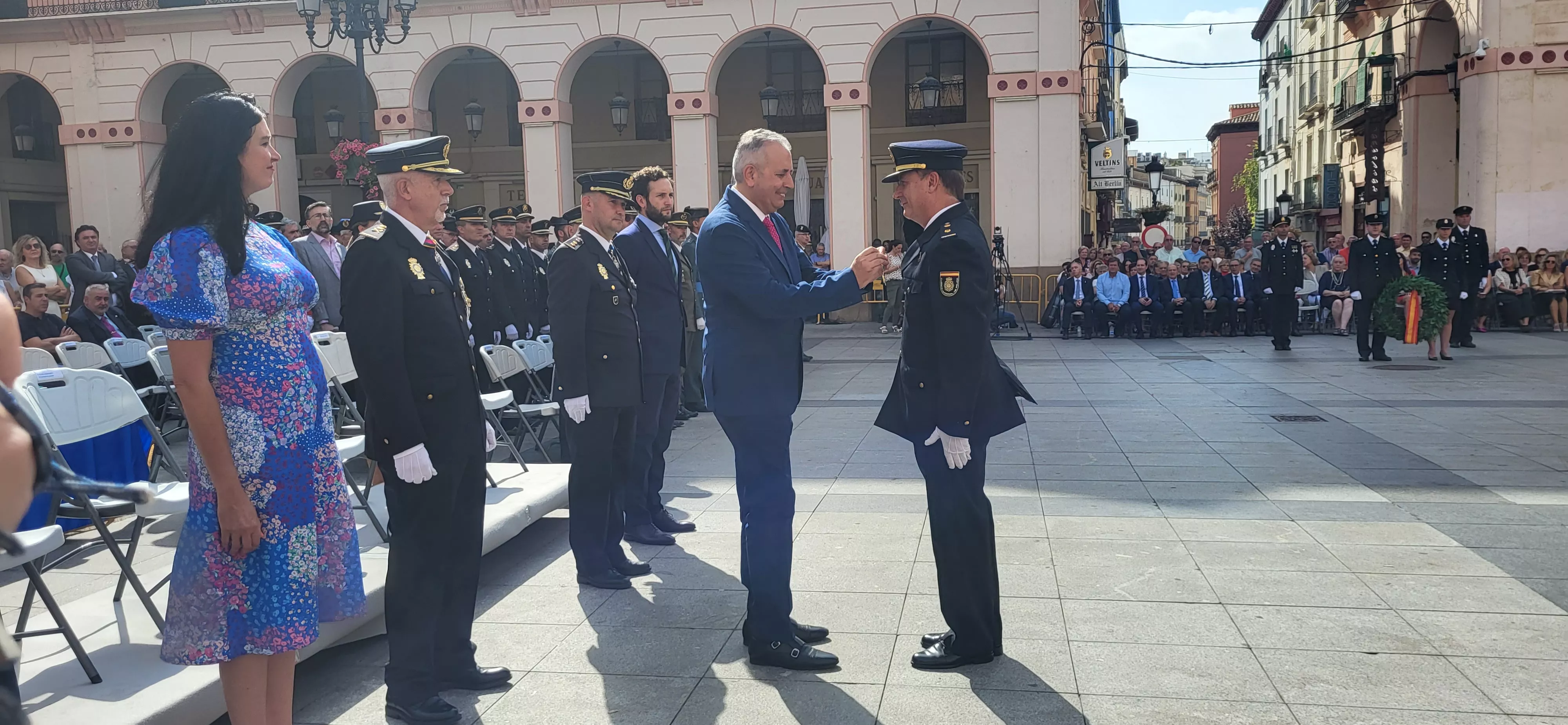 Festividad patronal de la Policía Nacional en Huesca. Foto: Mercedes Manterola