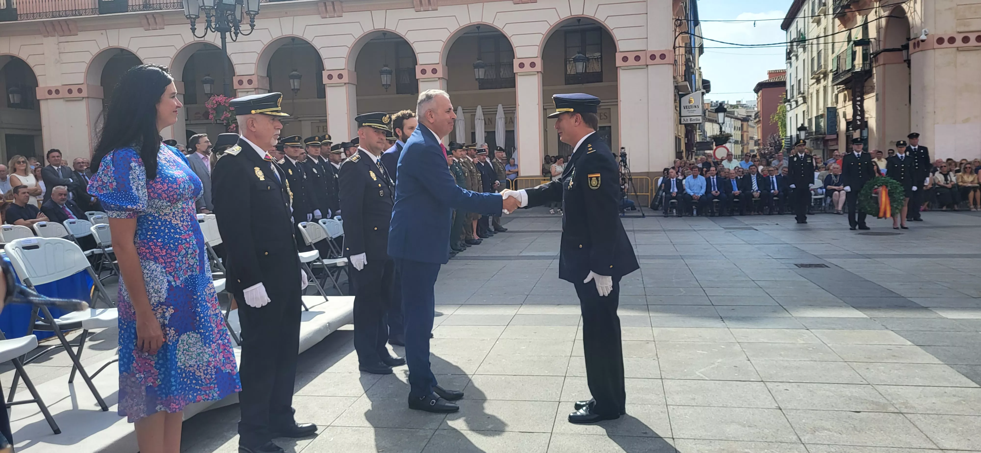 Festividad patronal de la Policía Nacional en Huesca. Foto: Mercedes Manterola