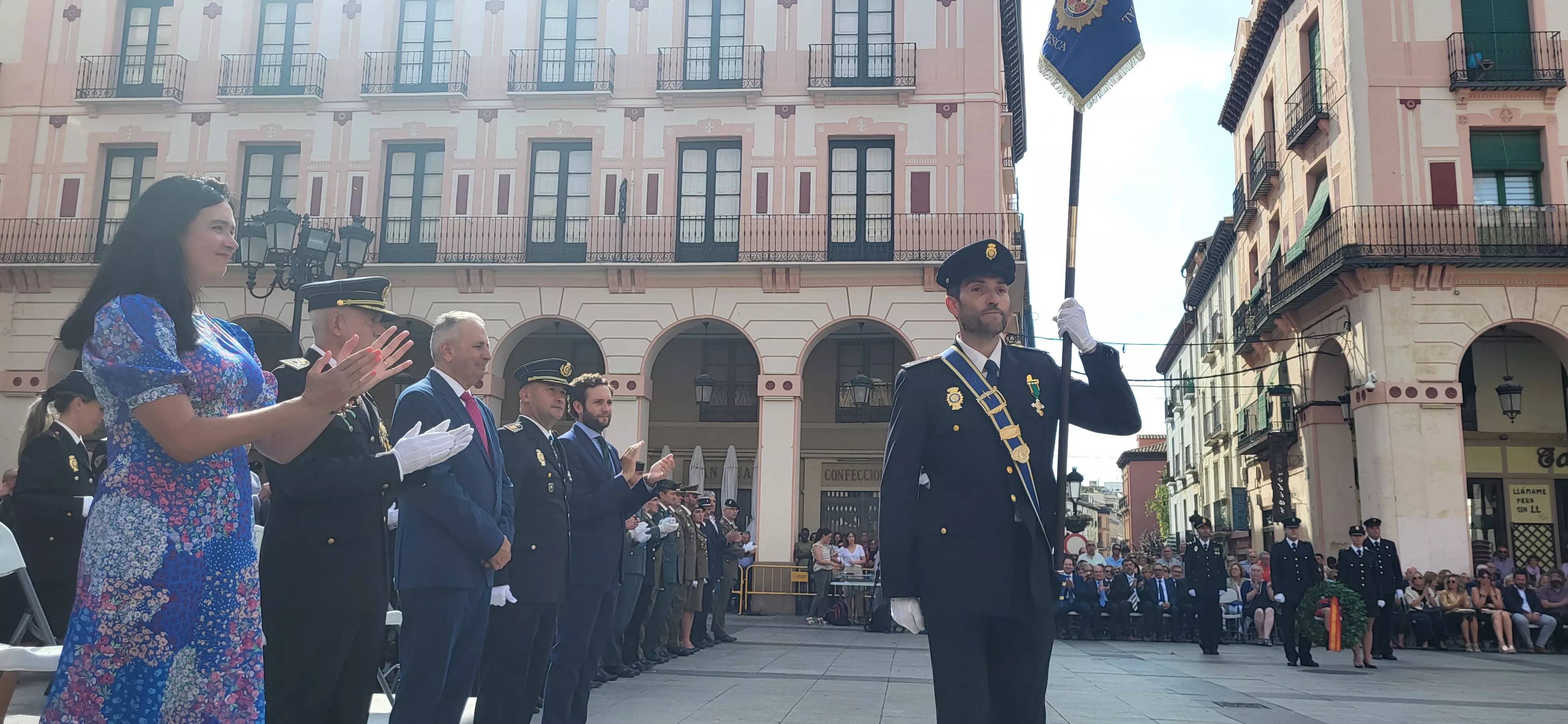 Festividad patronal de la Policía Nacional en Huesca. Foto: Mercedes Manterola