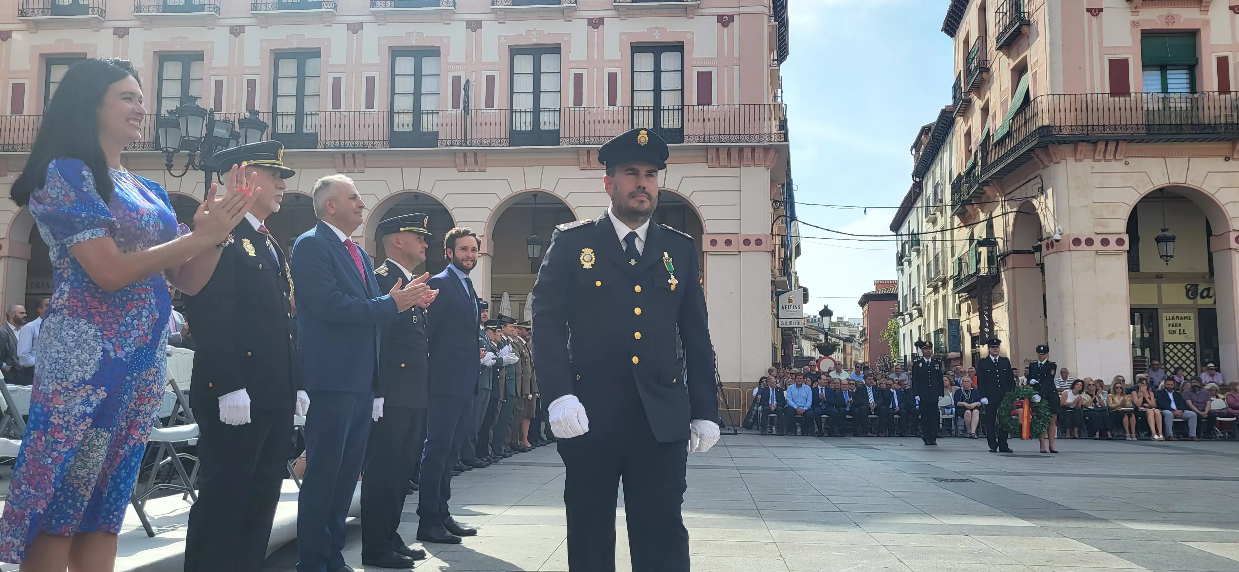 Festividad patronal de la Policía Nacional en Huesca. Foto: Mercedes Manterola