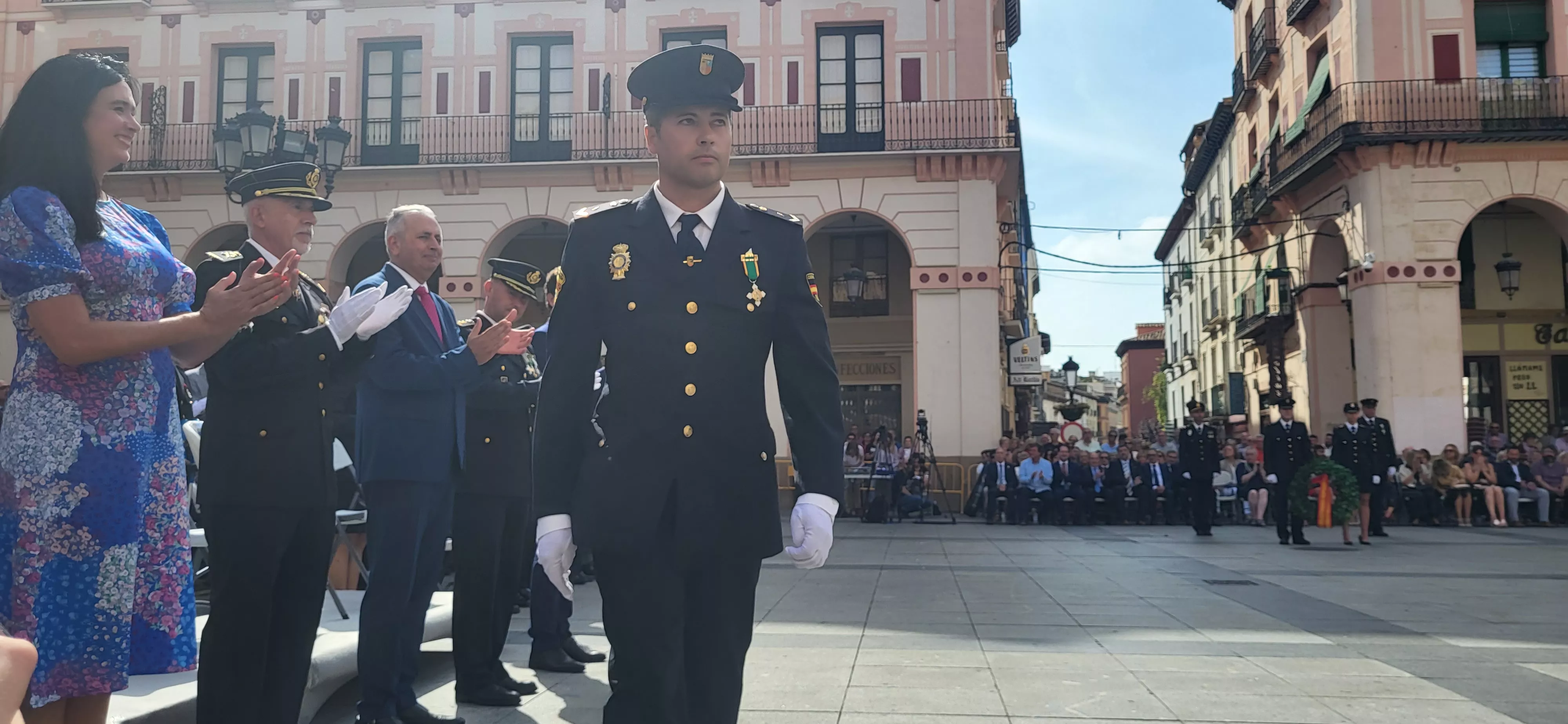 Festividad patronal de la Policía Nacional en Huesca. Foto: Mercedes Manterola