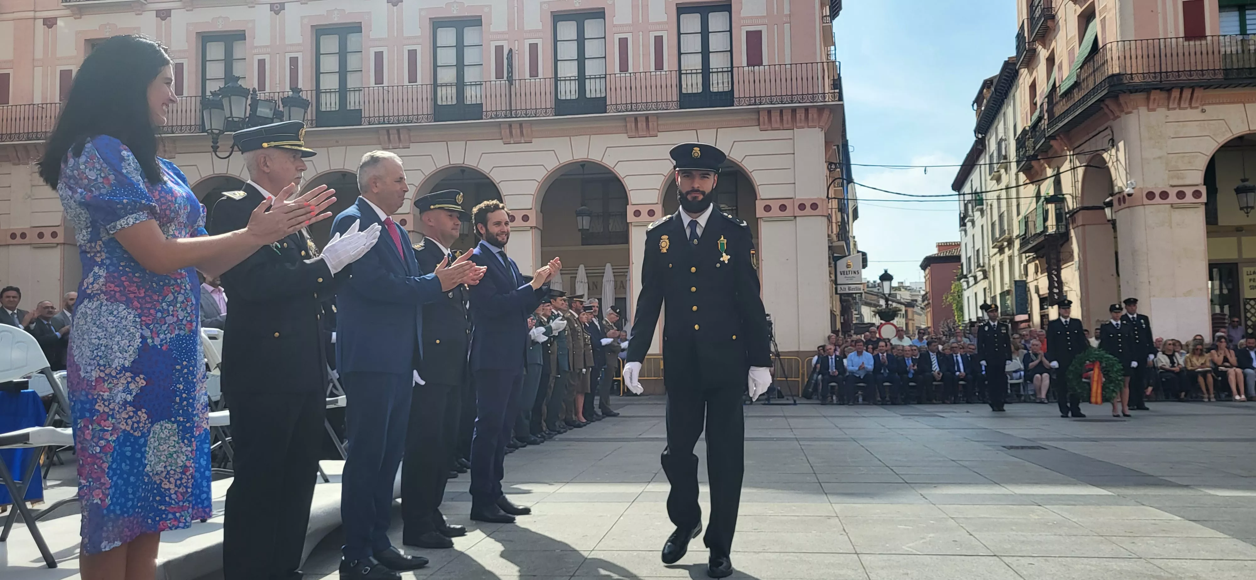 Festividad patronal de la Policía Nacional en Huesca. Foto: Mercedes Manterola