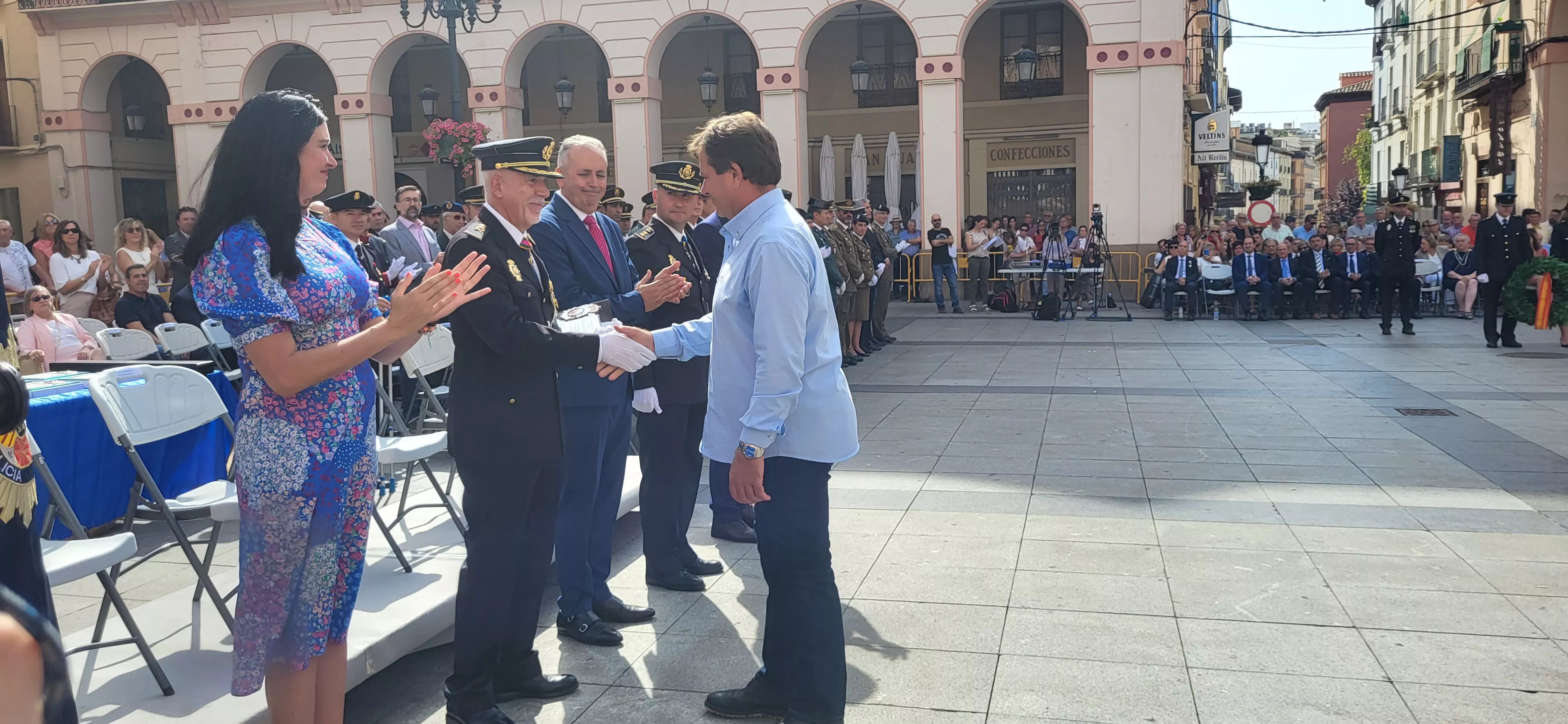 Festividad patronal de la Policía Nacional en Huesca. Foto: Mercedes Manterola
