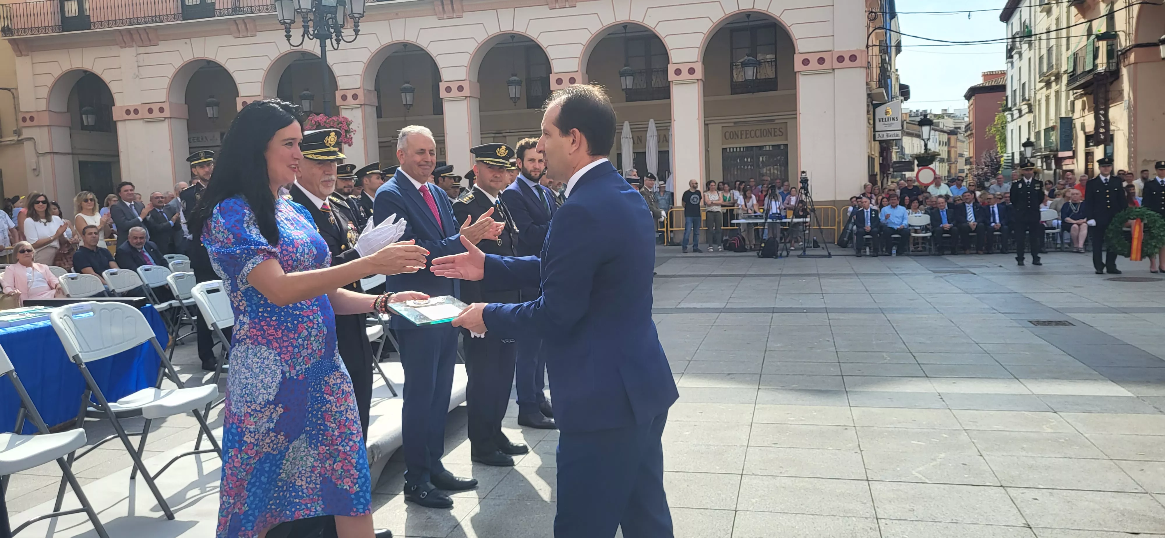 Festividad patronal de la Policía Nacional en Huesca. Foto: Mercedes Manterola