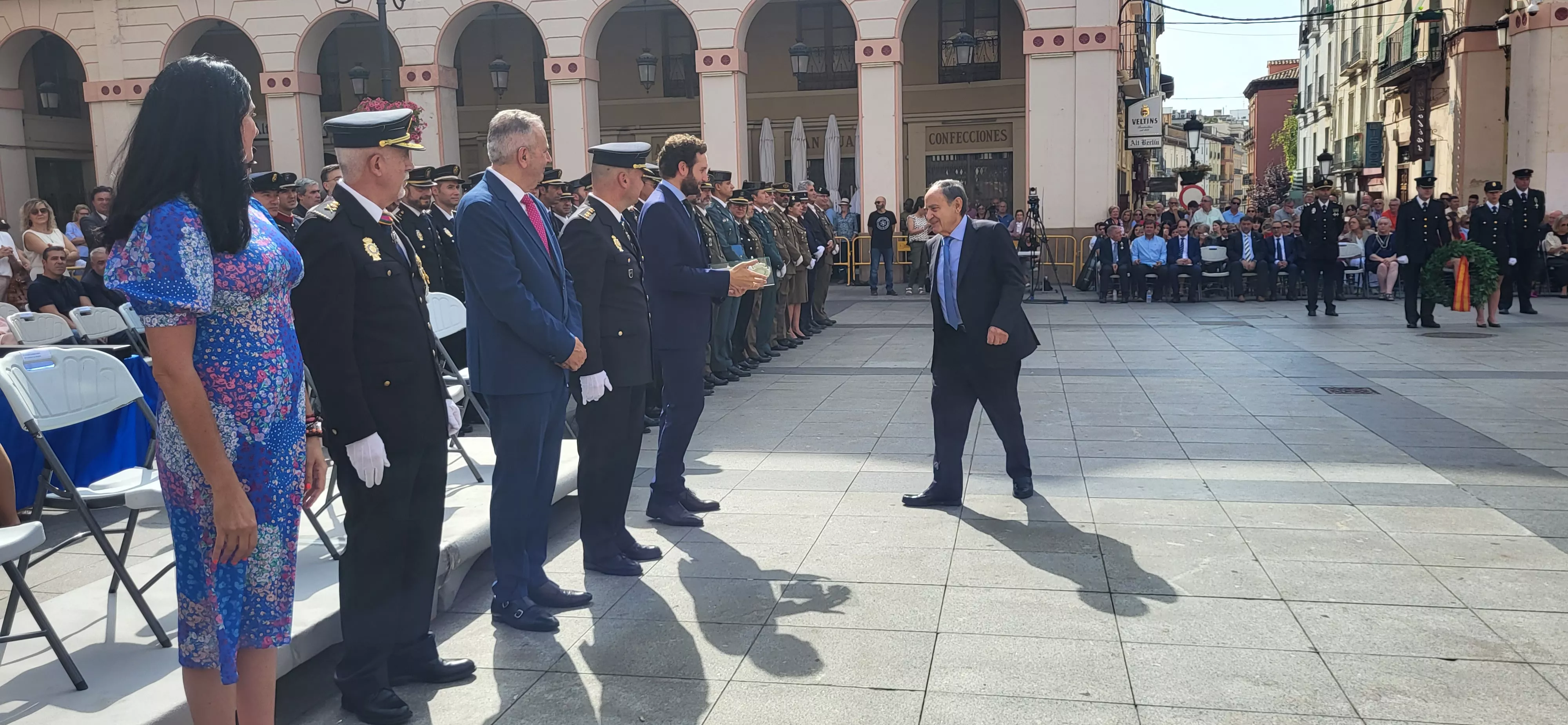 Festividad patronal de la Policía Nacional en Huesca. Foto: Mercedes Manterola